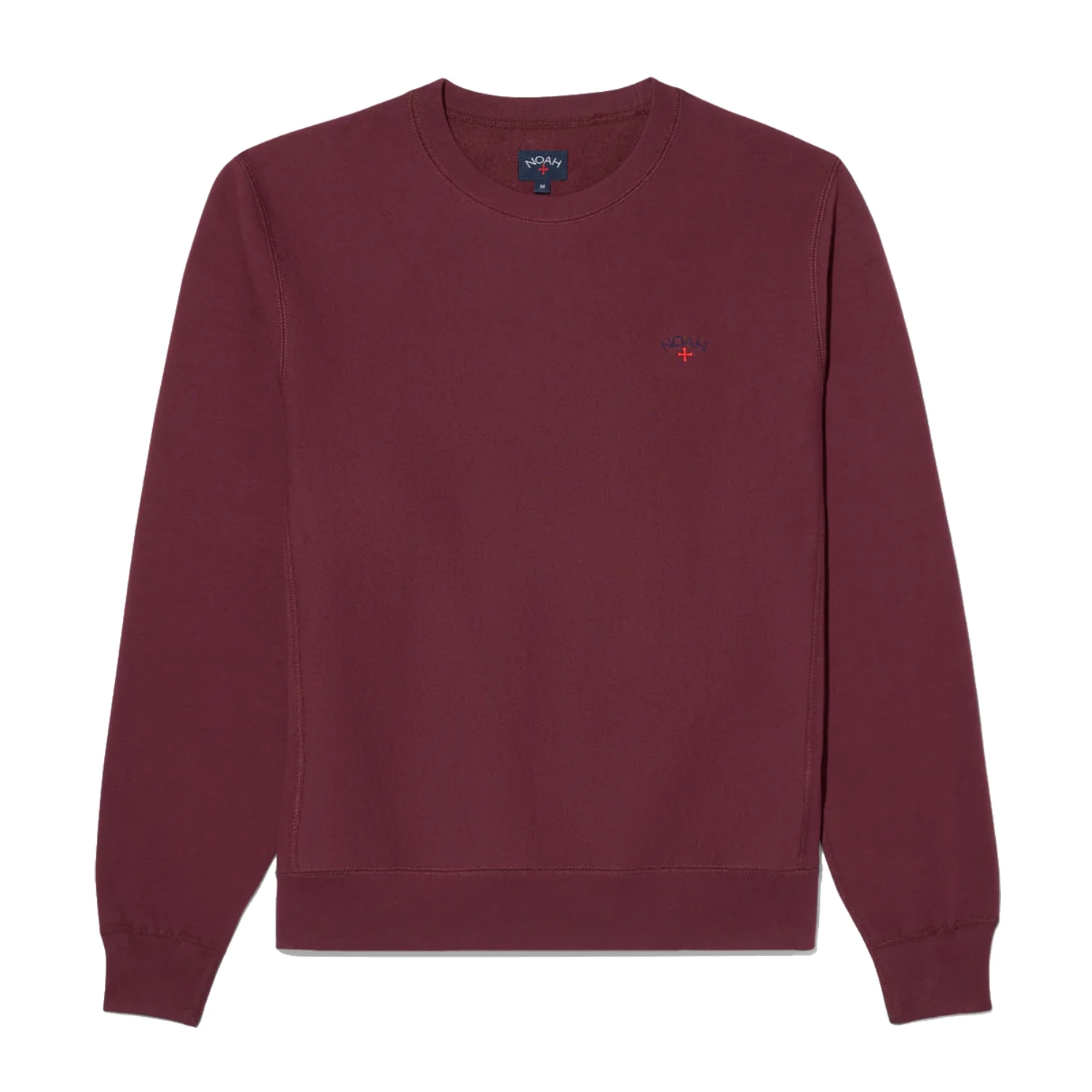 Noah Classic Crewneck Fig front view in a white background