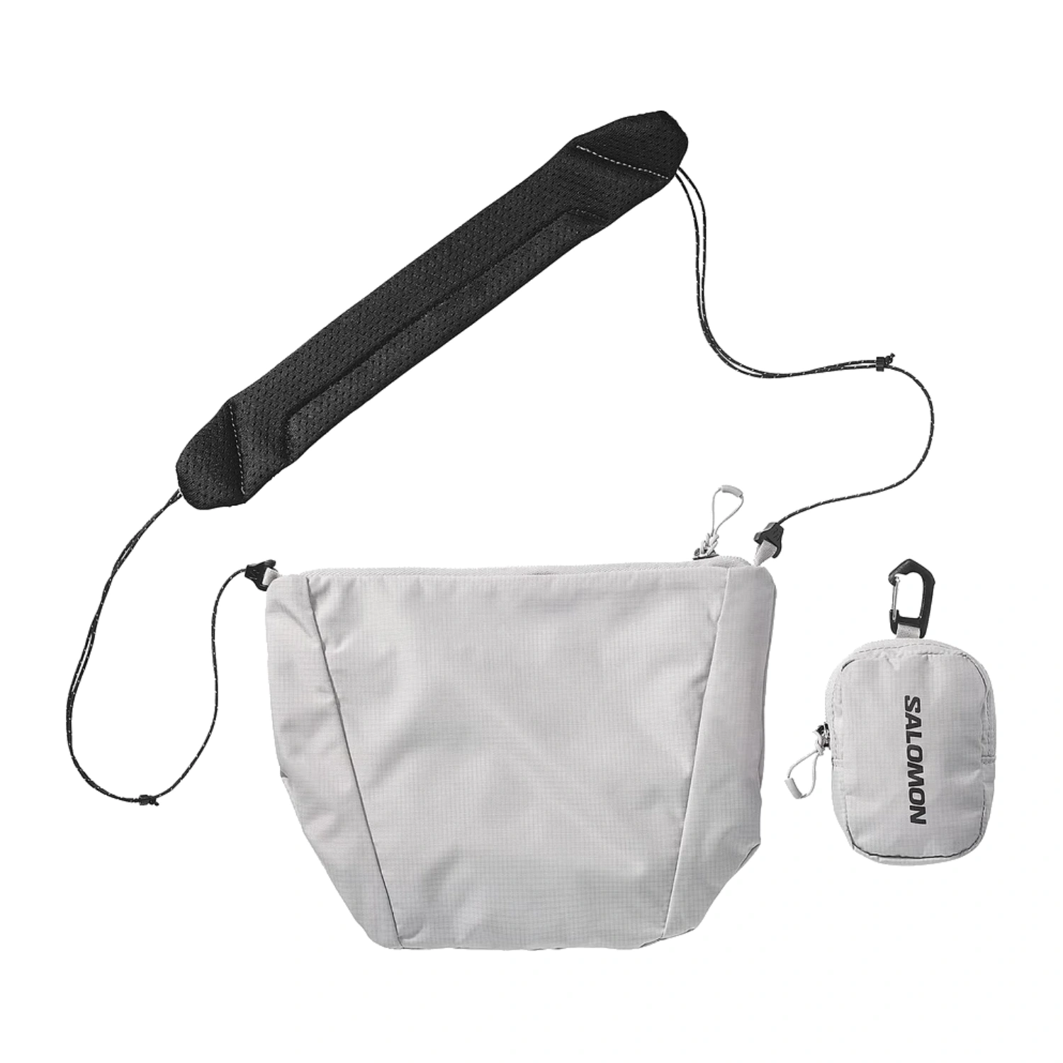 Salomon ACS 2 Revised Paloma/Black back view in a white background