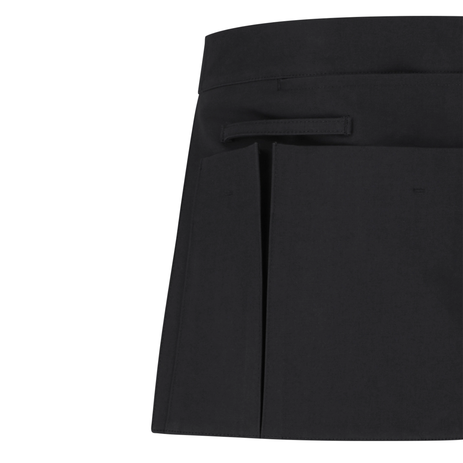 Amomento Pocket Apron Charcoal pocket detail