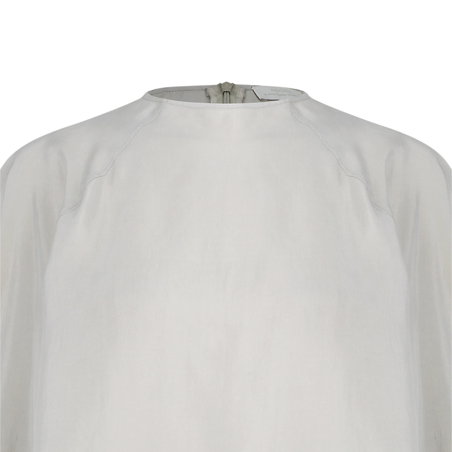 Amomento Woman's Raglan Cupro Top Beige front view detail