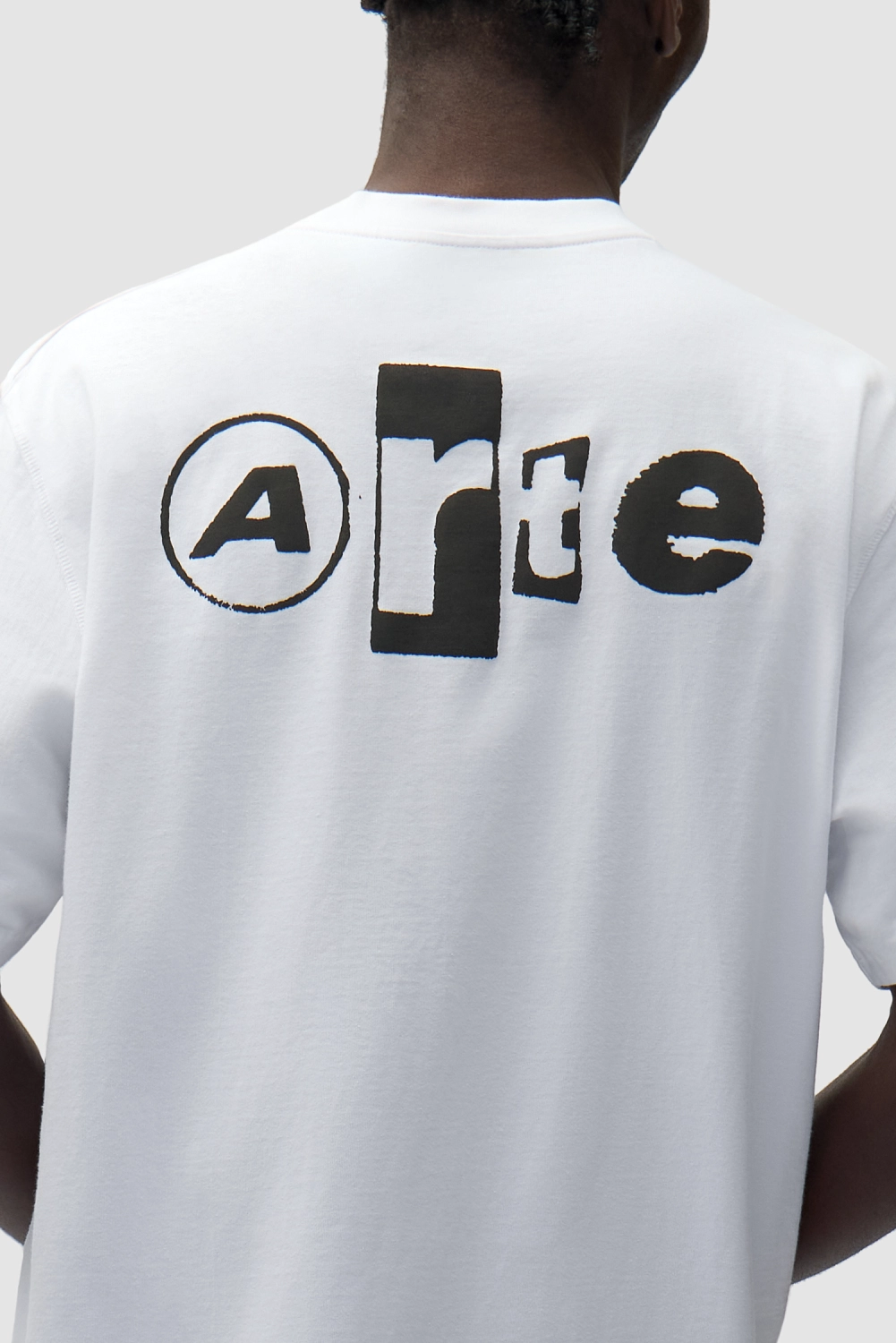 Arte Antwerp Back Collage T-Shirt White back view detail