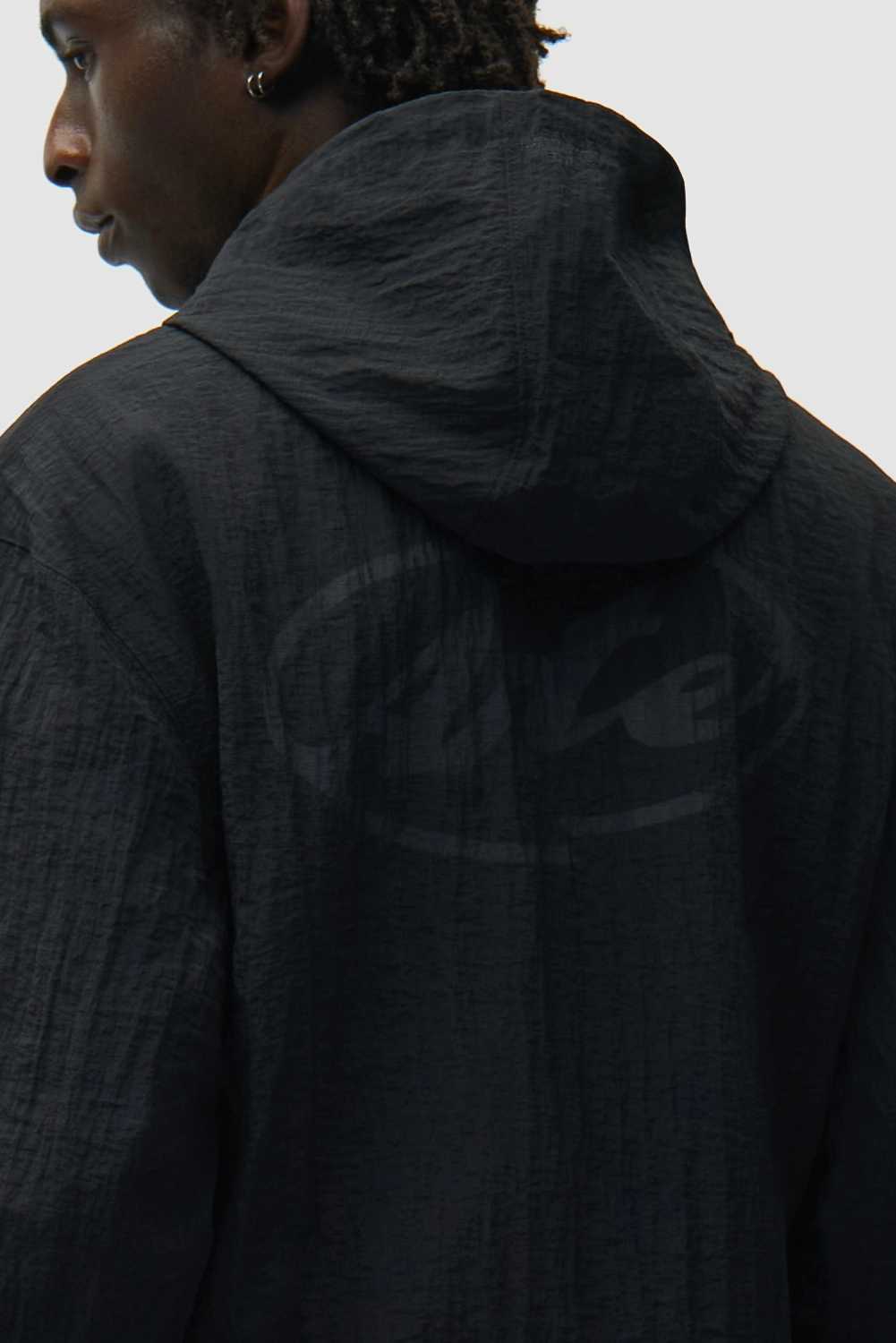 Arte Antwerp Mesh Jacket Black back view on model