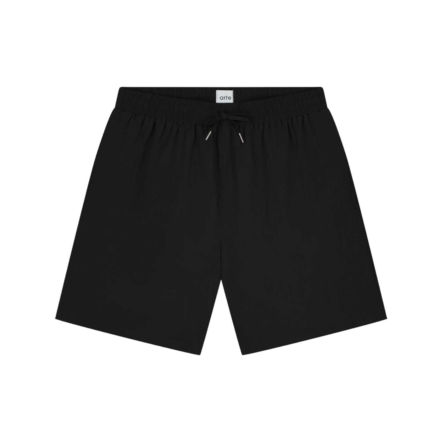 Arte Antwerp Mesh Shorts Black front view in a white background