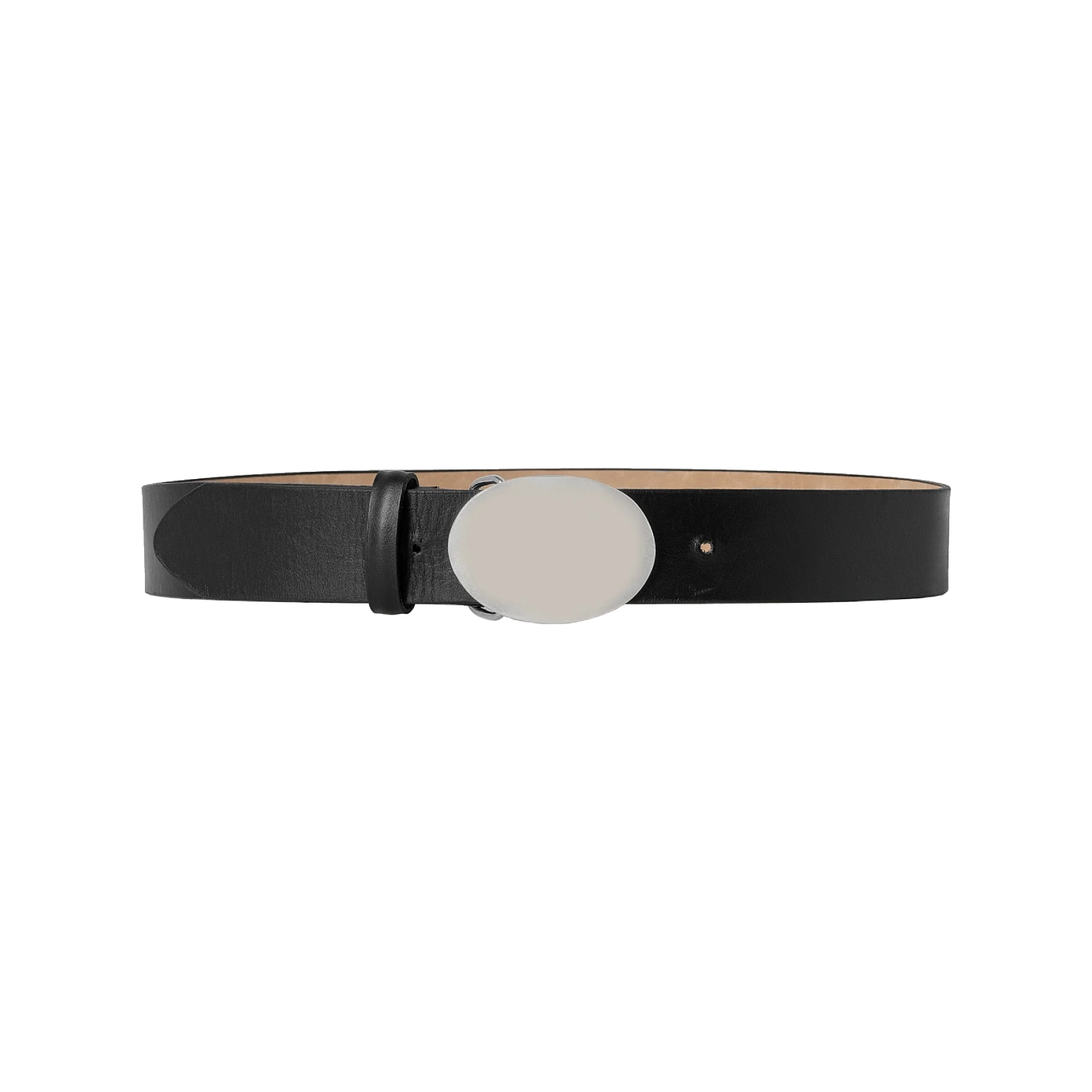 Gimaguas Buckle Belt Black front view in a white background