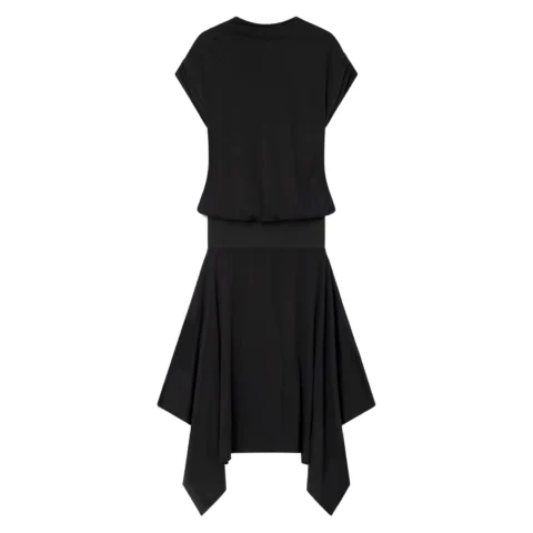 Gimaguas Jenna Maxi Dress Black front view in a white background