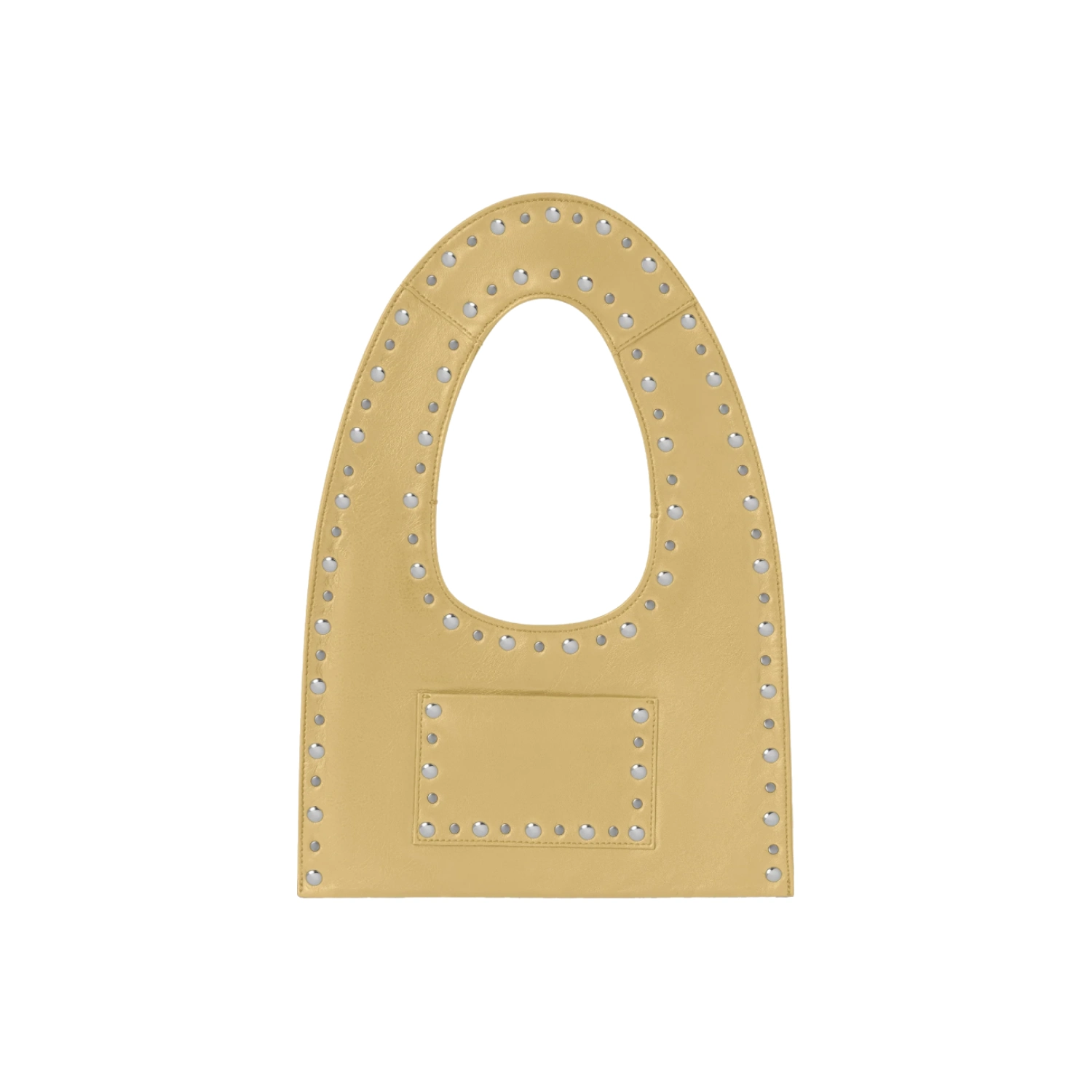 Gimaguas Mini Franca Bag Butter front view in a white background