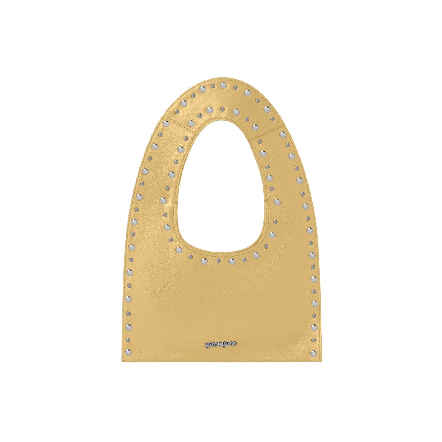 Gimaguas Mini Franca Bag Butter back view in a white background