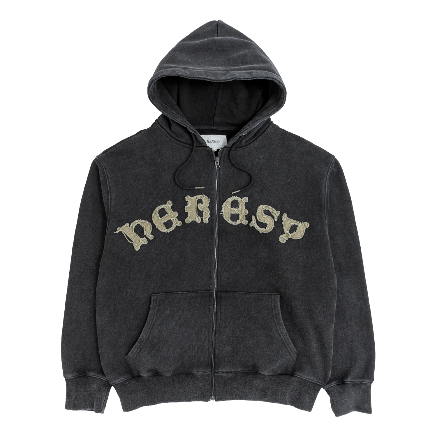 Heresy Celtic Hood Ash front view in a white background