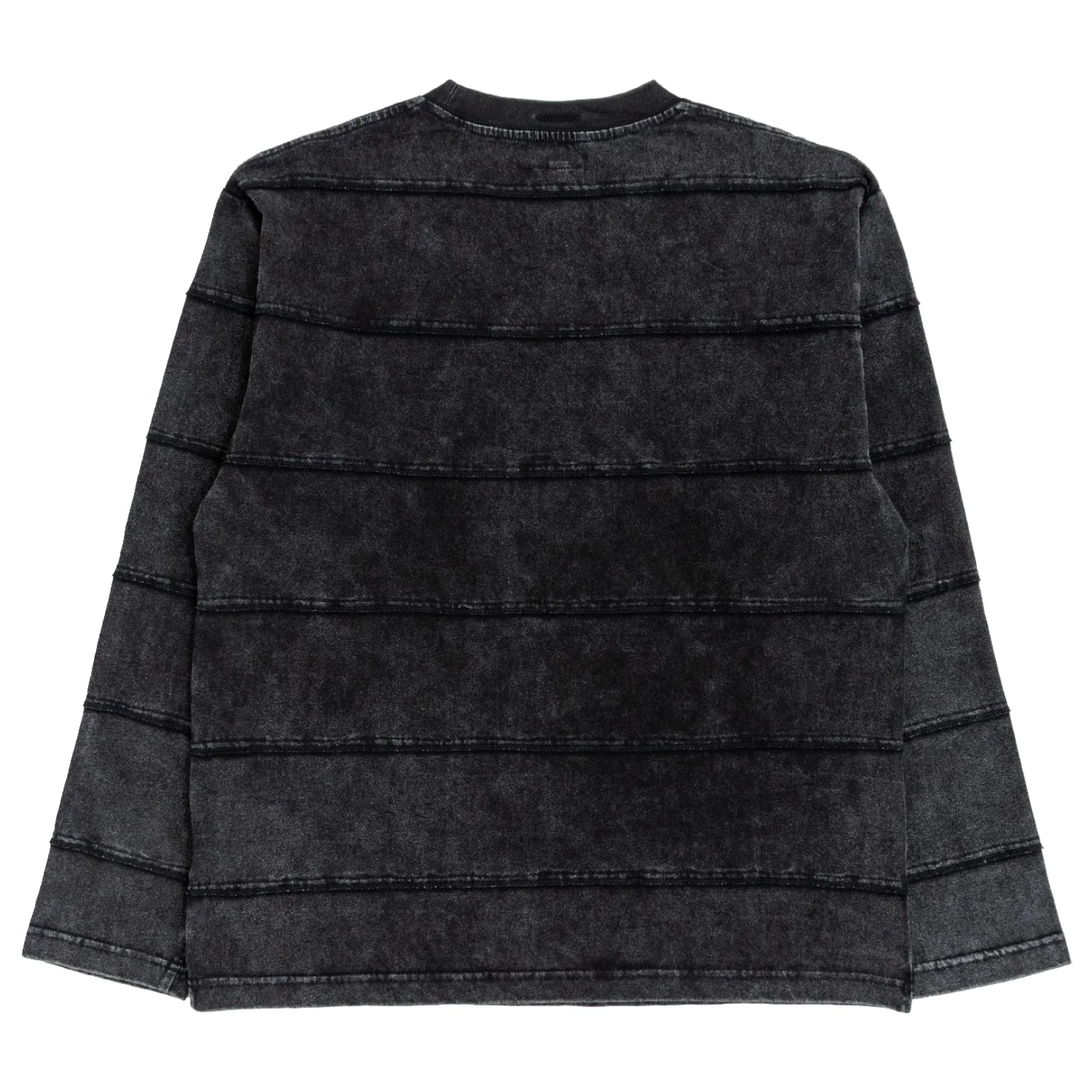 Heresy Sediment Long Sleeve Ash back view in a white background