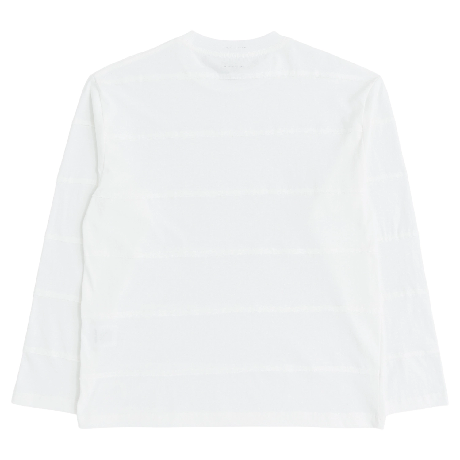 Heresy Sediment Long Sleeve Ecru back view in a white background