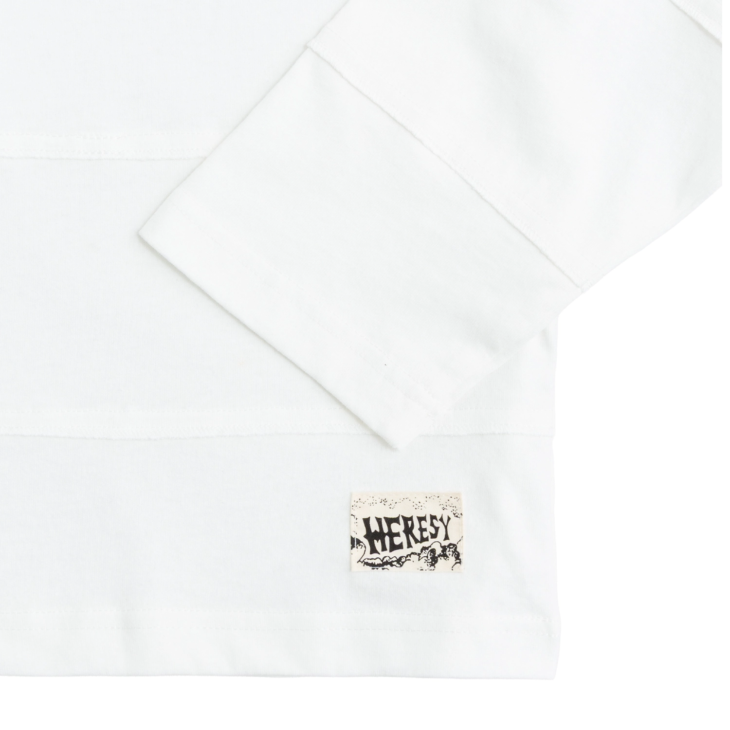 Heresy Sediment Long Sleeve Ecru front view detail