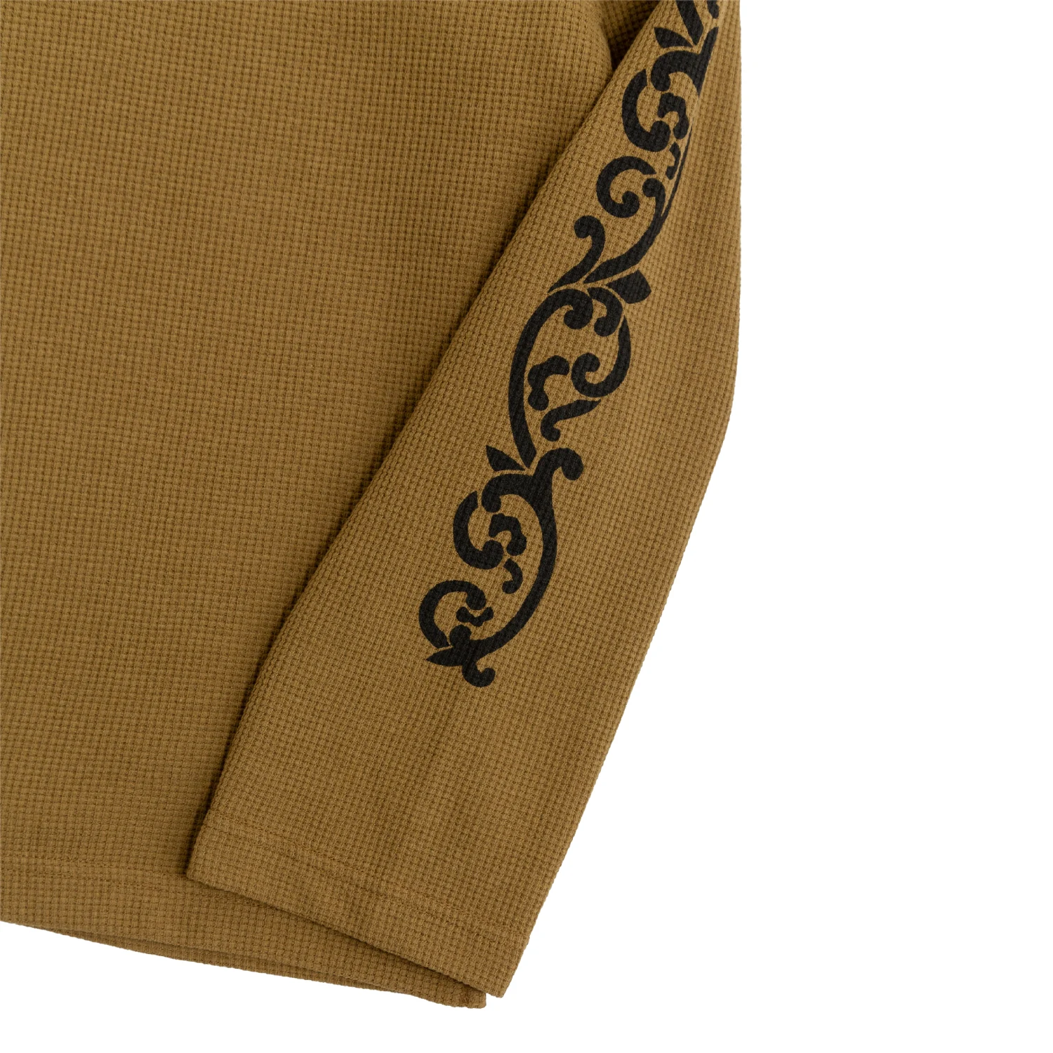 Heresy Wrouth Long Sleeve Brown front view detail