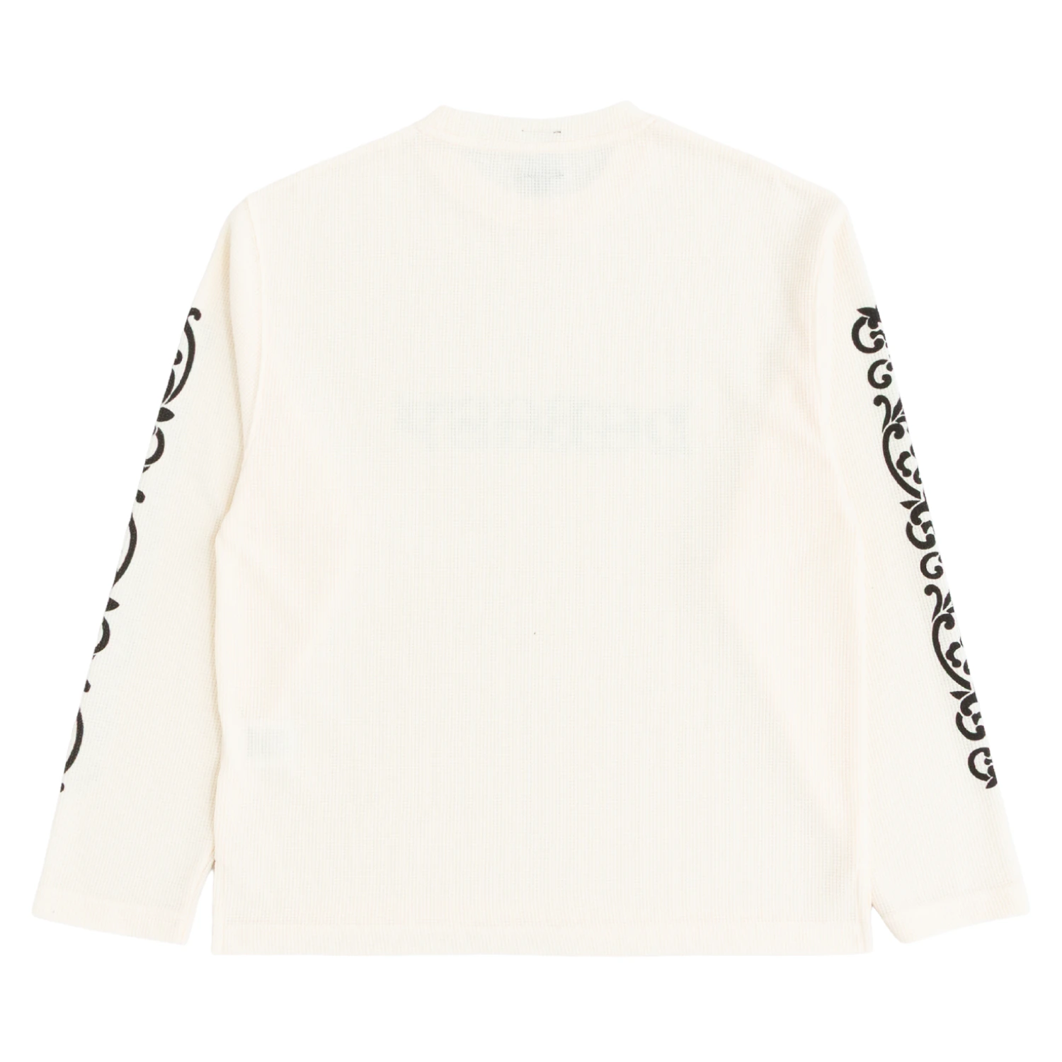 Heresy Wrouth Long Sleeve Ecru back view in a white background