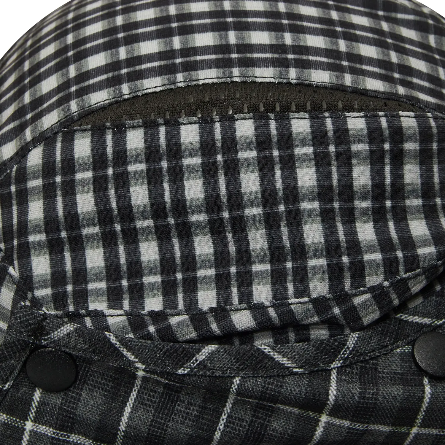 ROA Aair Floweave Printed Check Desert Cap Anthracite detail