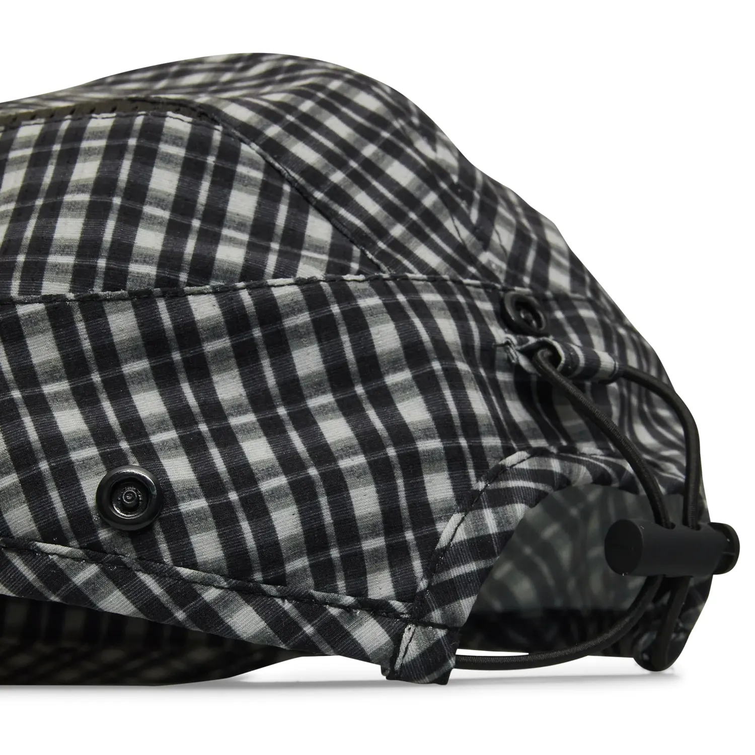 ROA Aair Floweave Printed Check Desert Cap Anthracite detail