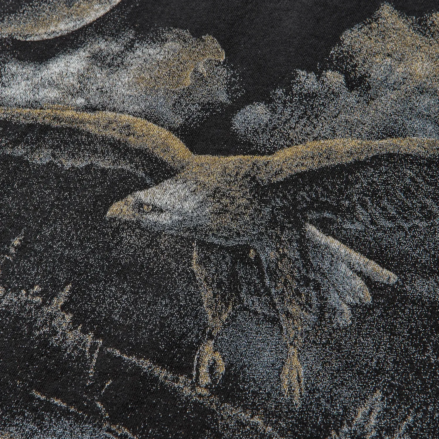 ROA Fai Sleeveless Tee Washed Black print detail