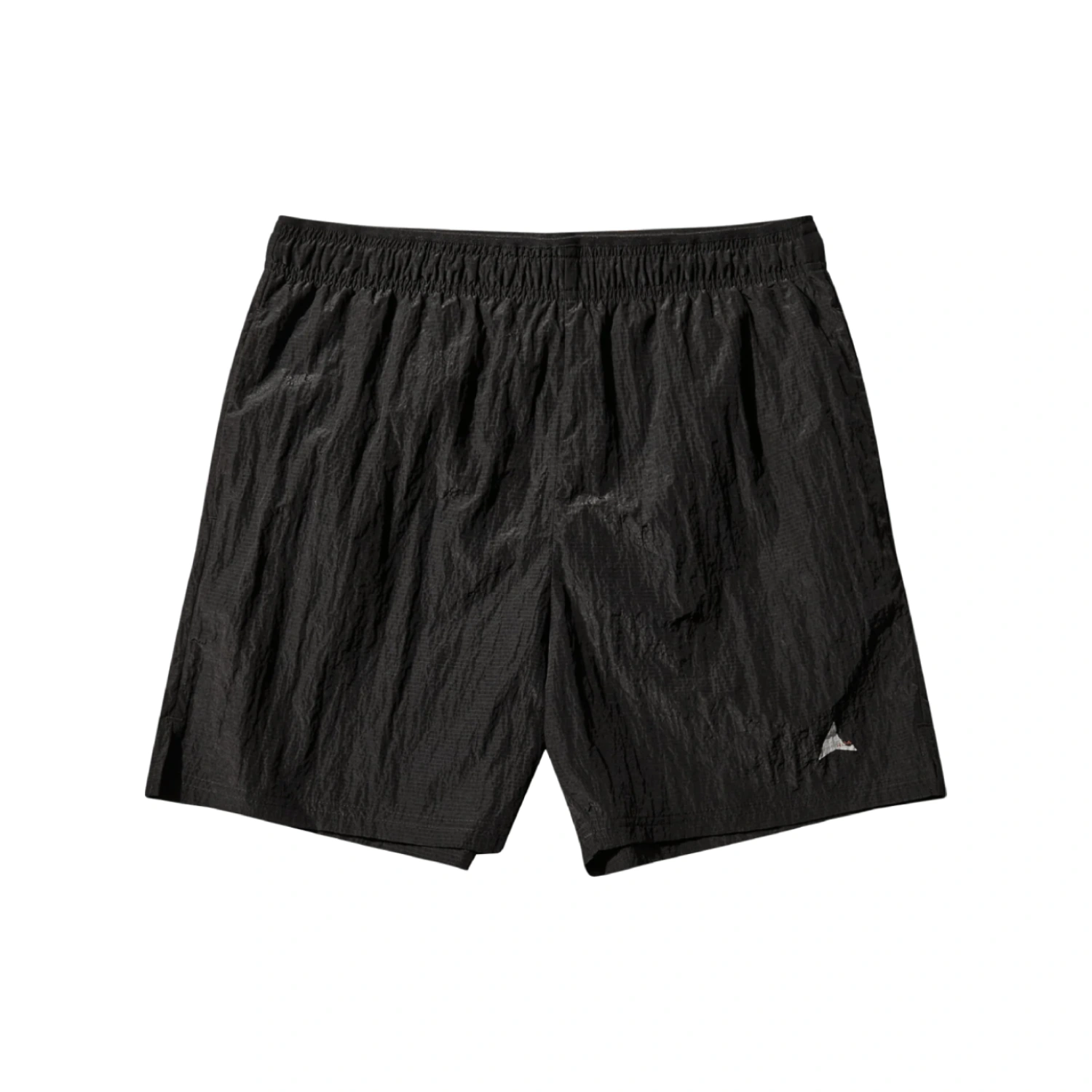 ROA Helder 5 Inch Shorts Black front view in a white background