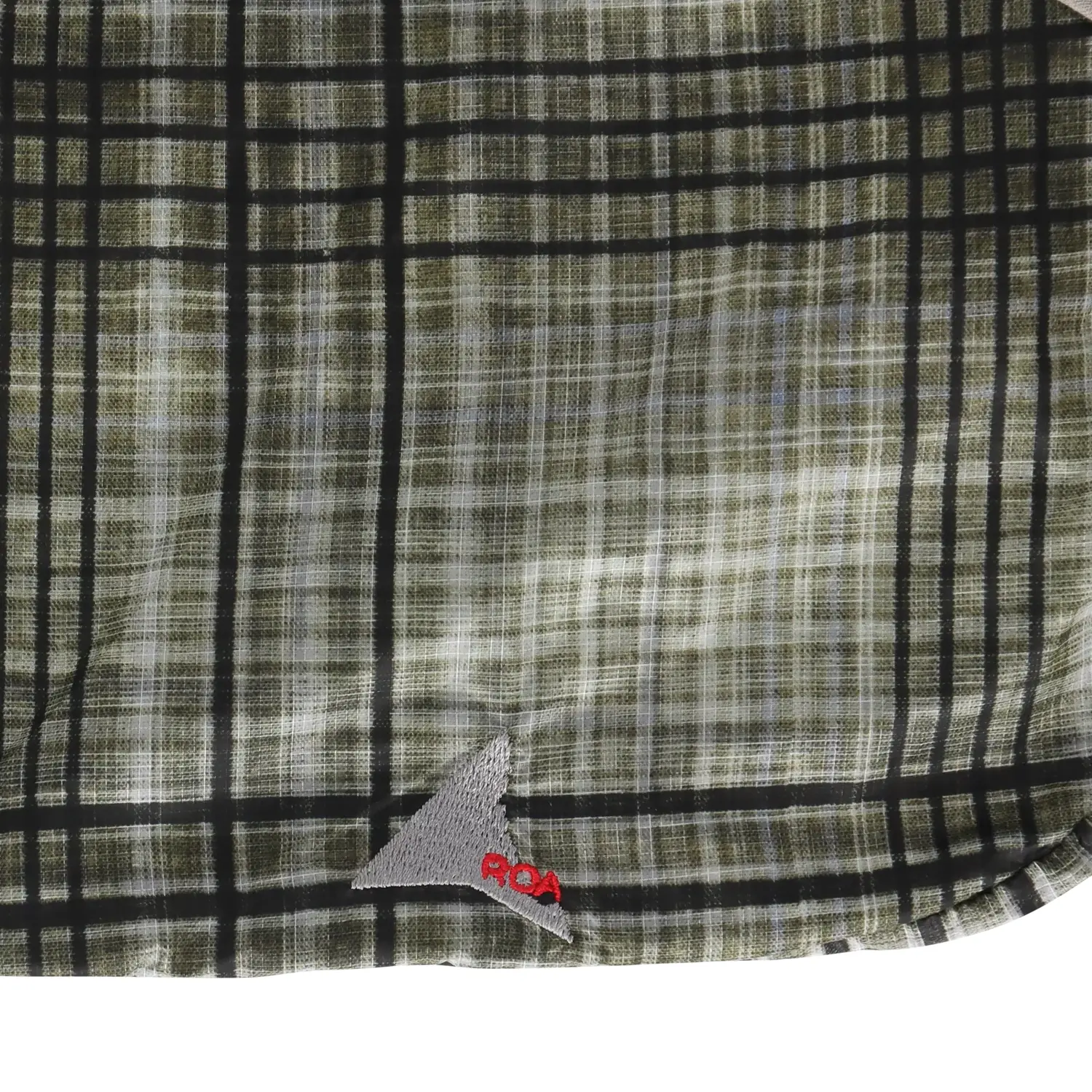 ROA Laki Packable Knot Bag Black/Green front view detail