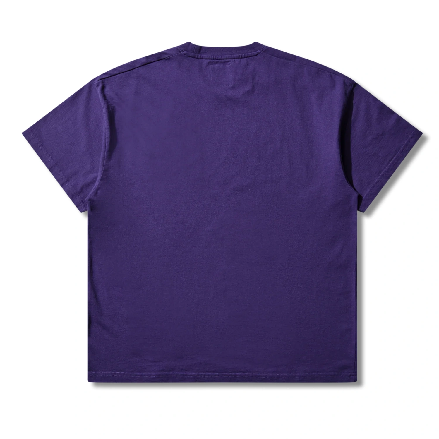 ROA Logo T-Shirt Purple back view in a white background