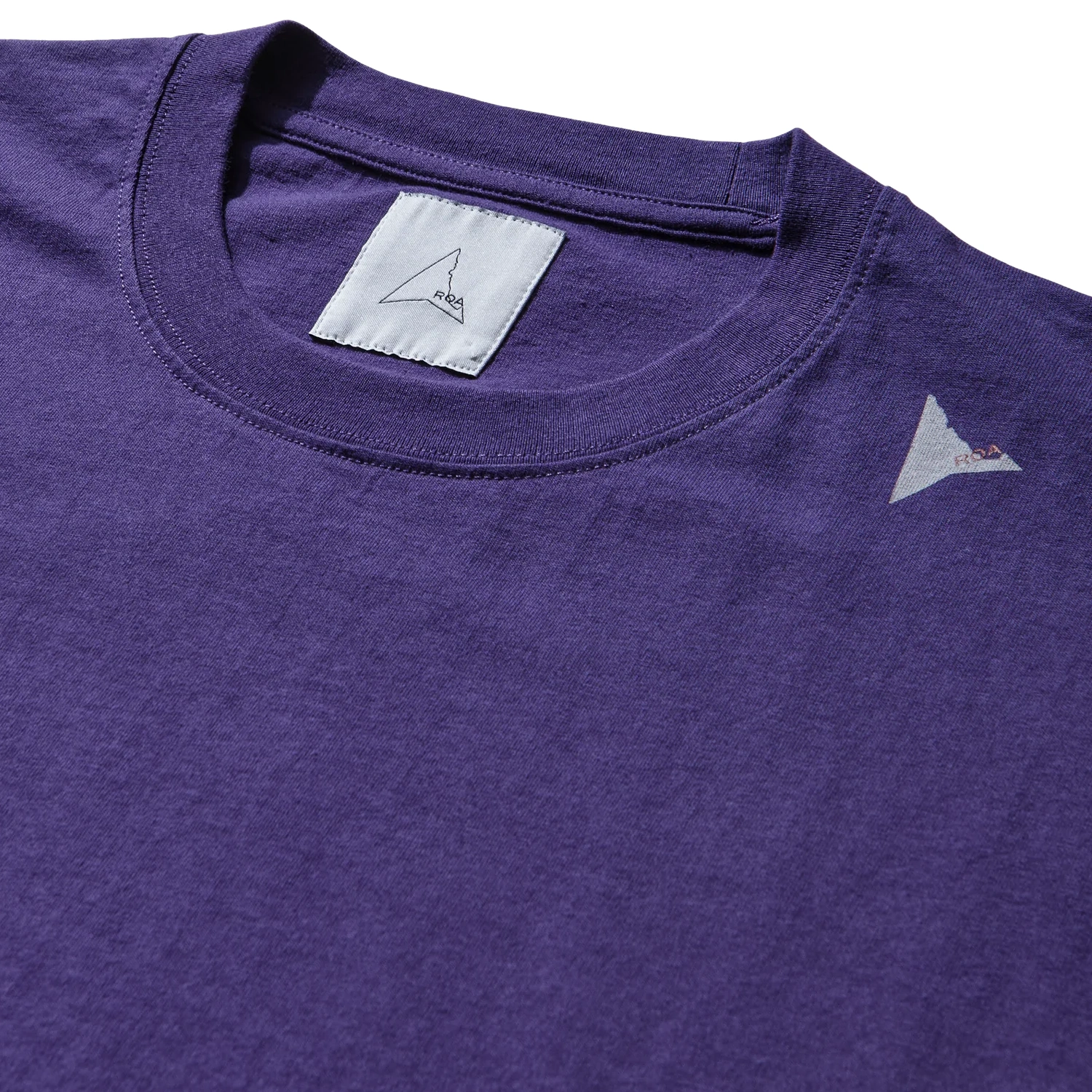 ROA Logo T-Shirt Purple front view detail