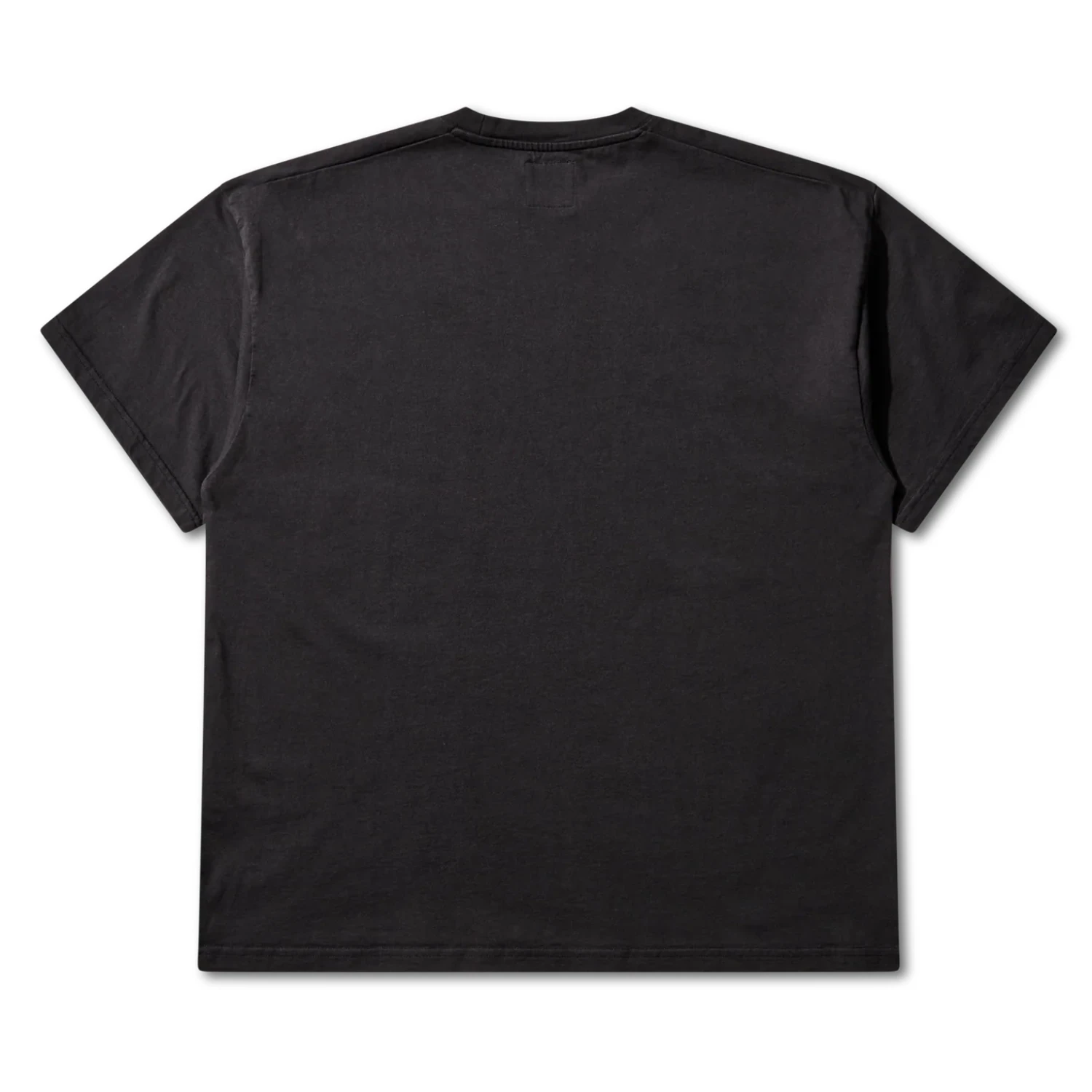 ROA Logo T-Shirt Washed Black back view in a white background