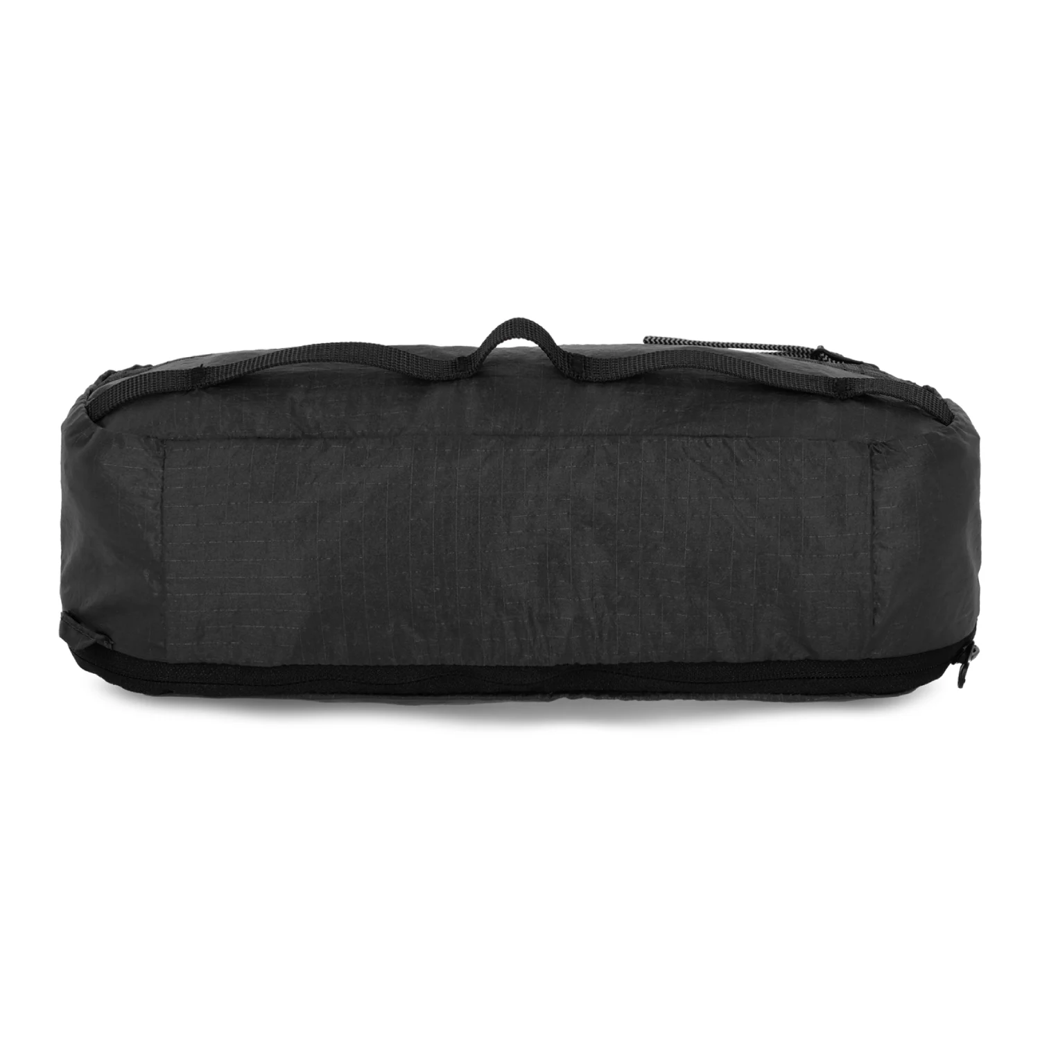 ROA Vaphi Ripstop Travel Toiletry Bag Black back view in a white background