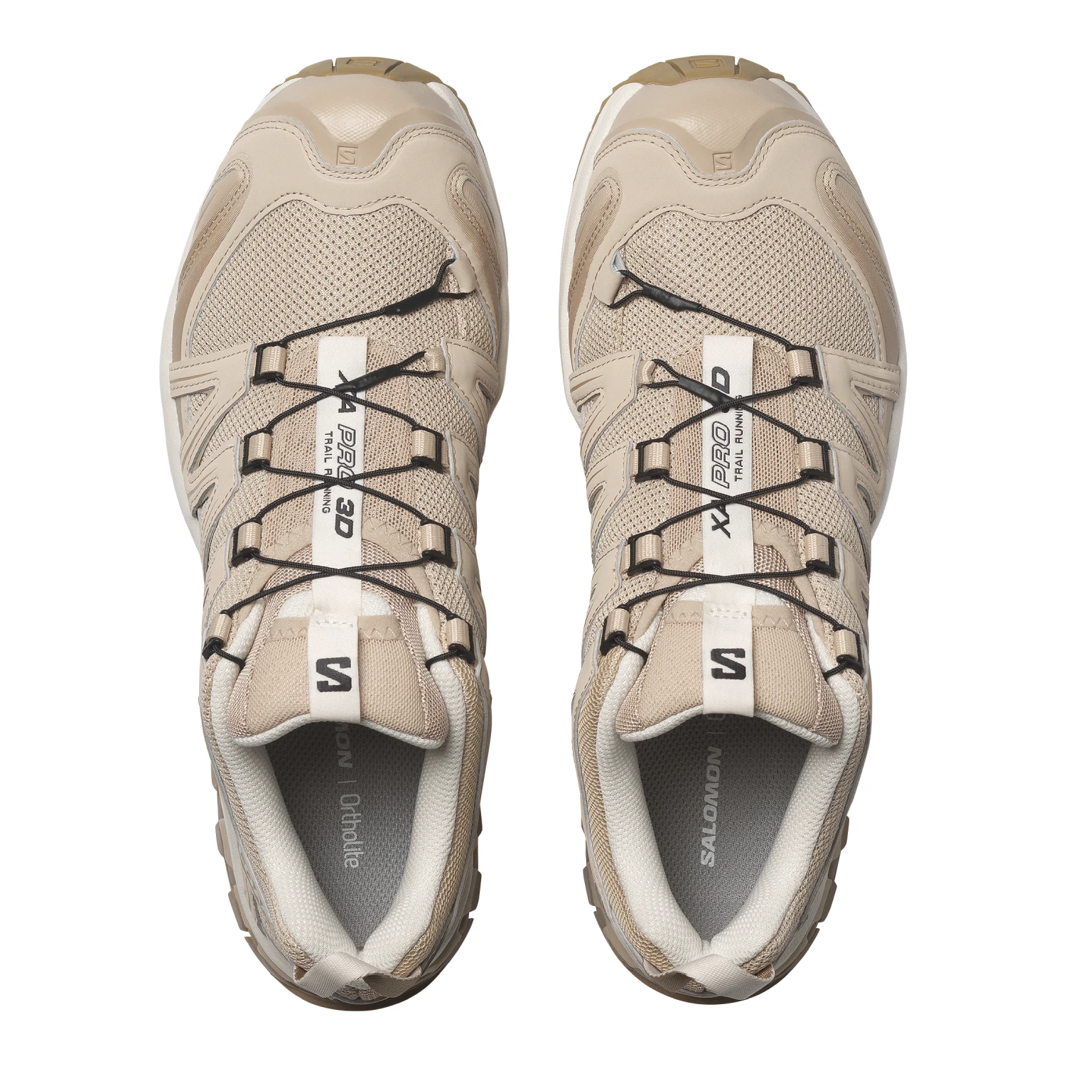 Salomon XA Pro 3D Safari/Kelp top view in a white background