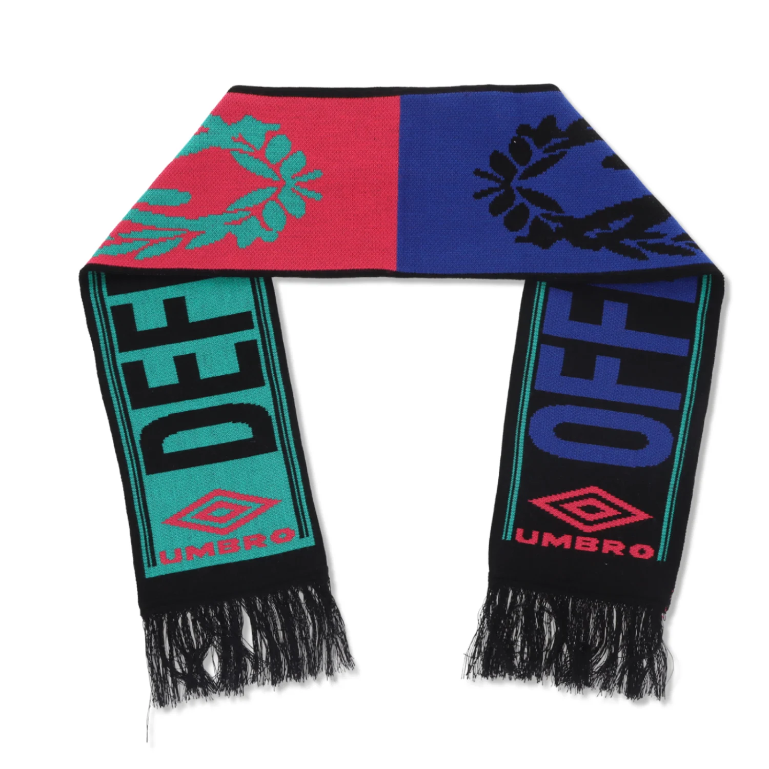 Umbro Slam Jam Acid Security Scarf Multi back view in a white background