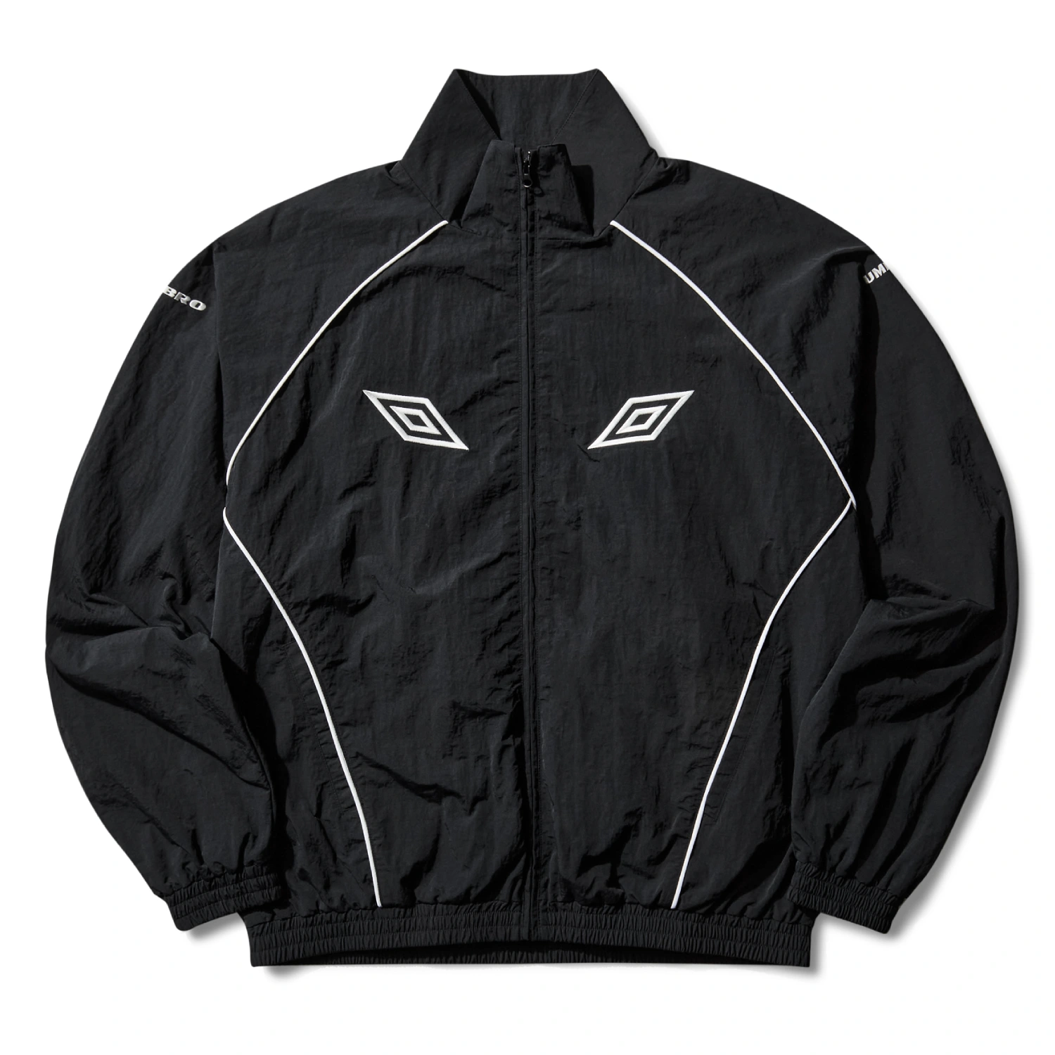 Umbro Slam Jam Eyes Tracksuit Carbon Black front view in a white background