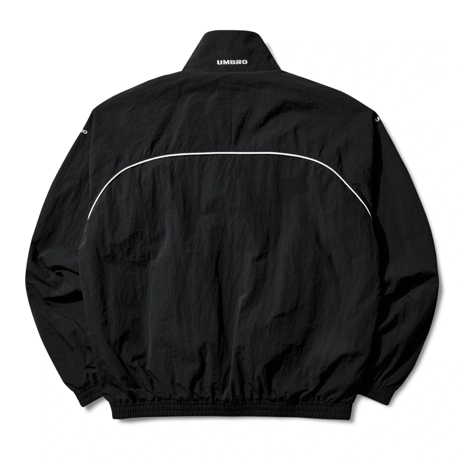 Umbro Slam Jam Eyes Tracksuit Carbon Black back view in a white background