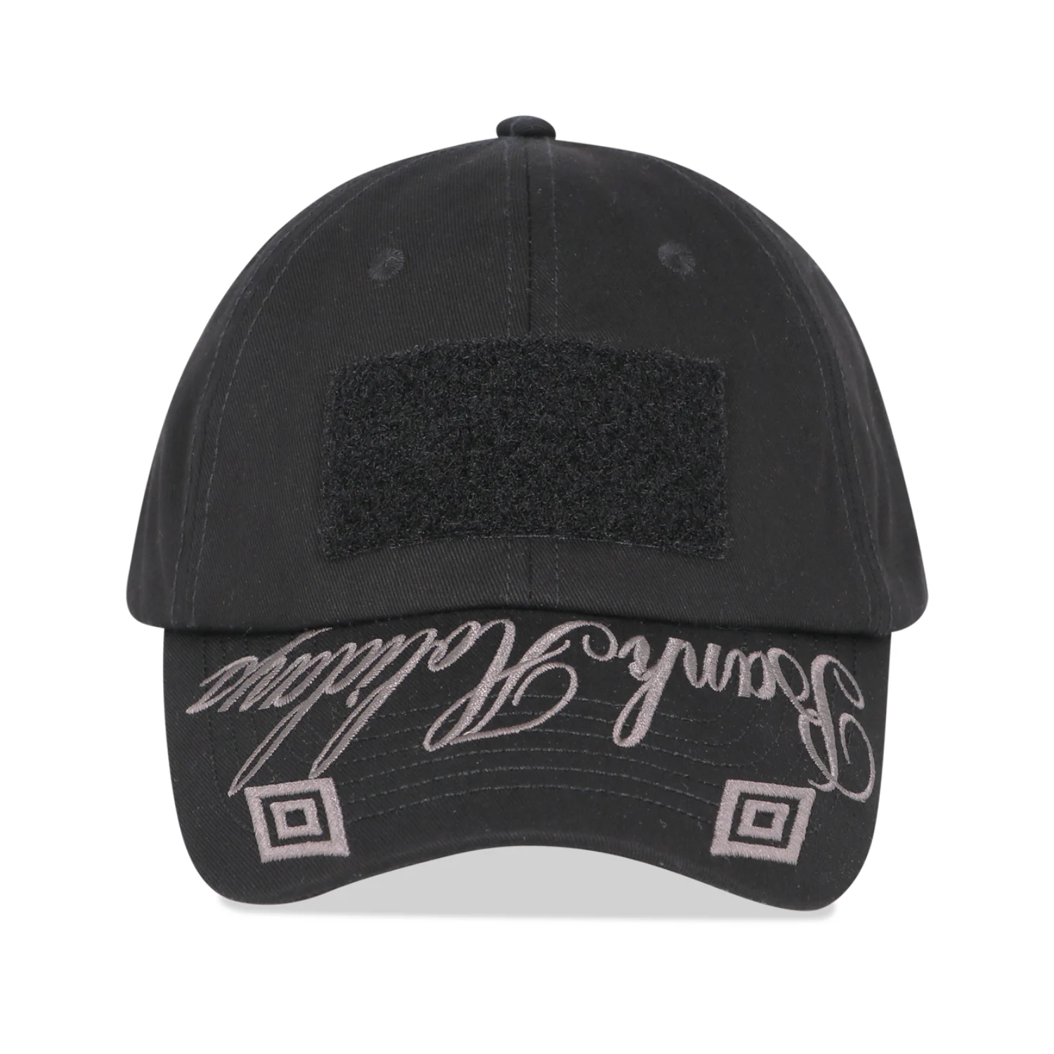 Umbro Slam Jam Hazard Cap Black front view in a white background