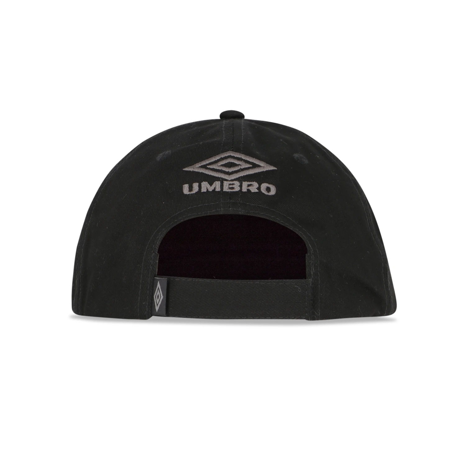Umbro Slam Jam Hazard Cap Black back view in a white background
