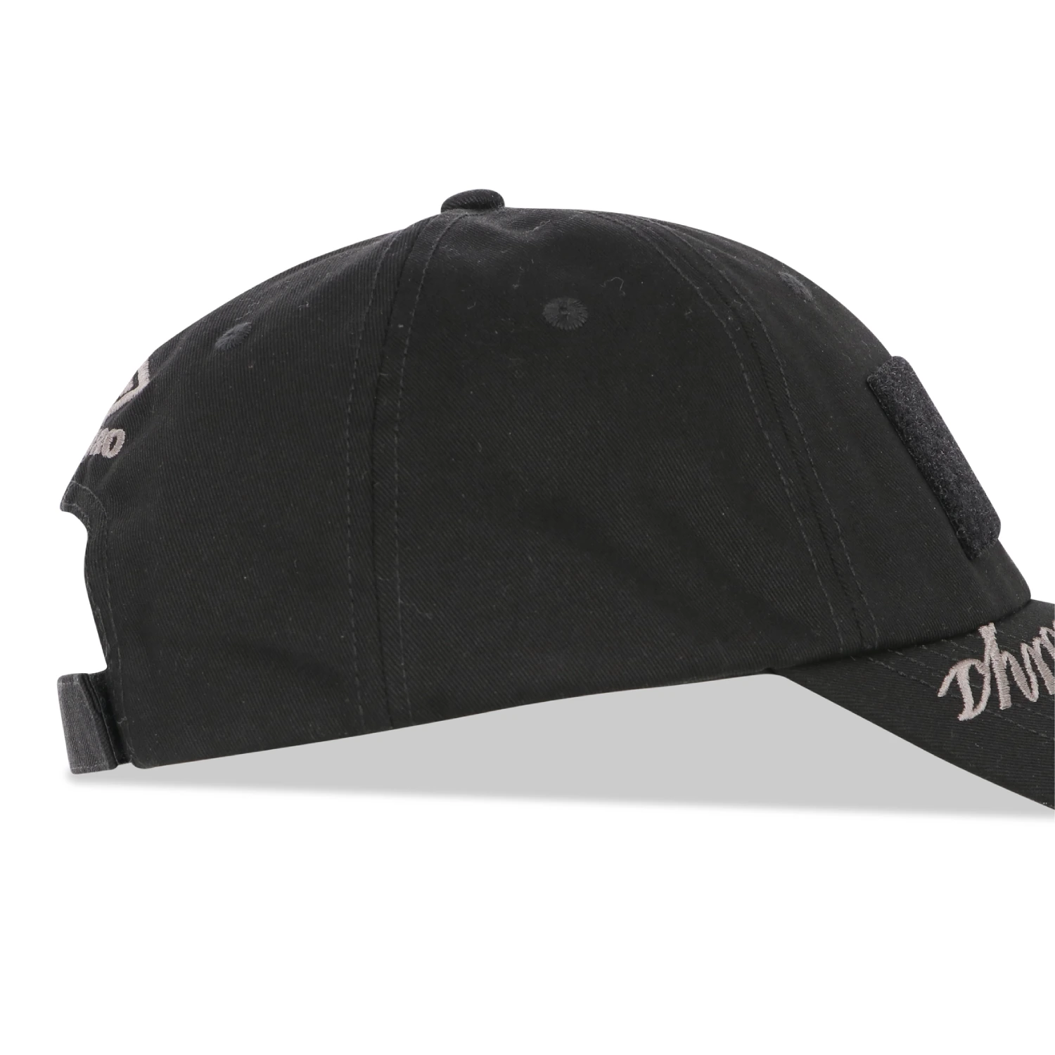 Umbro Slam Jam Hazard Cap Black side view in a white background