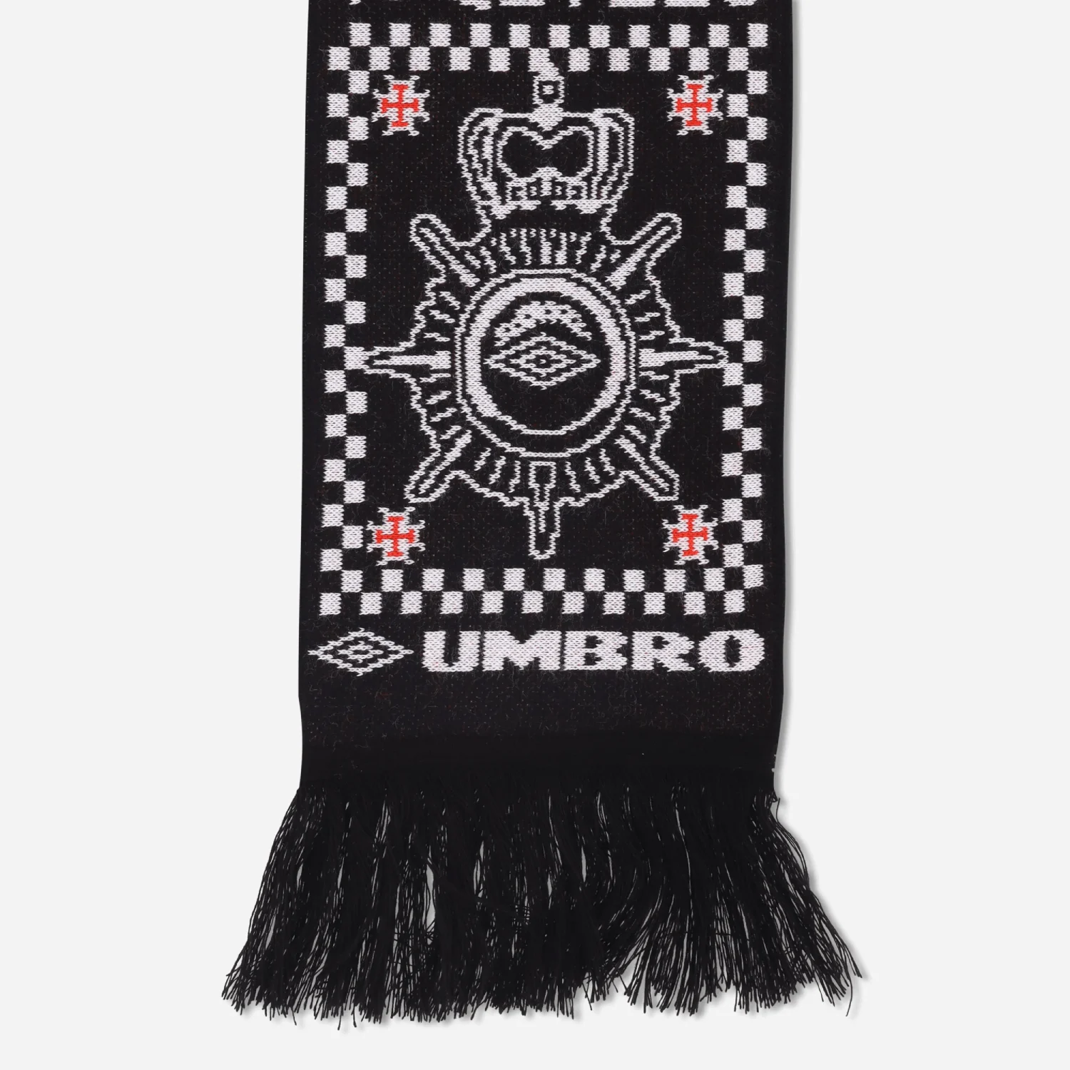 Umbro Slam Jam Notice Scarf Black/White detail