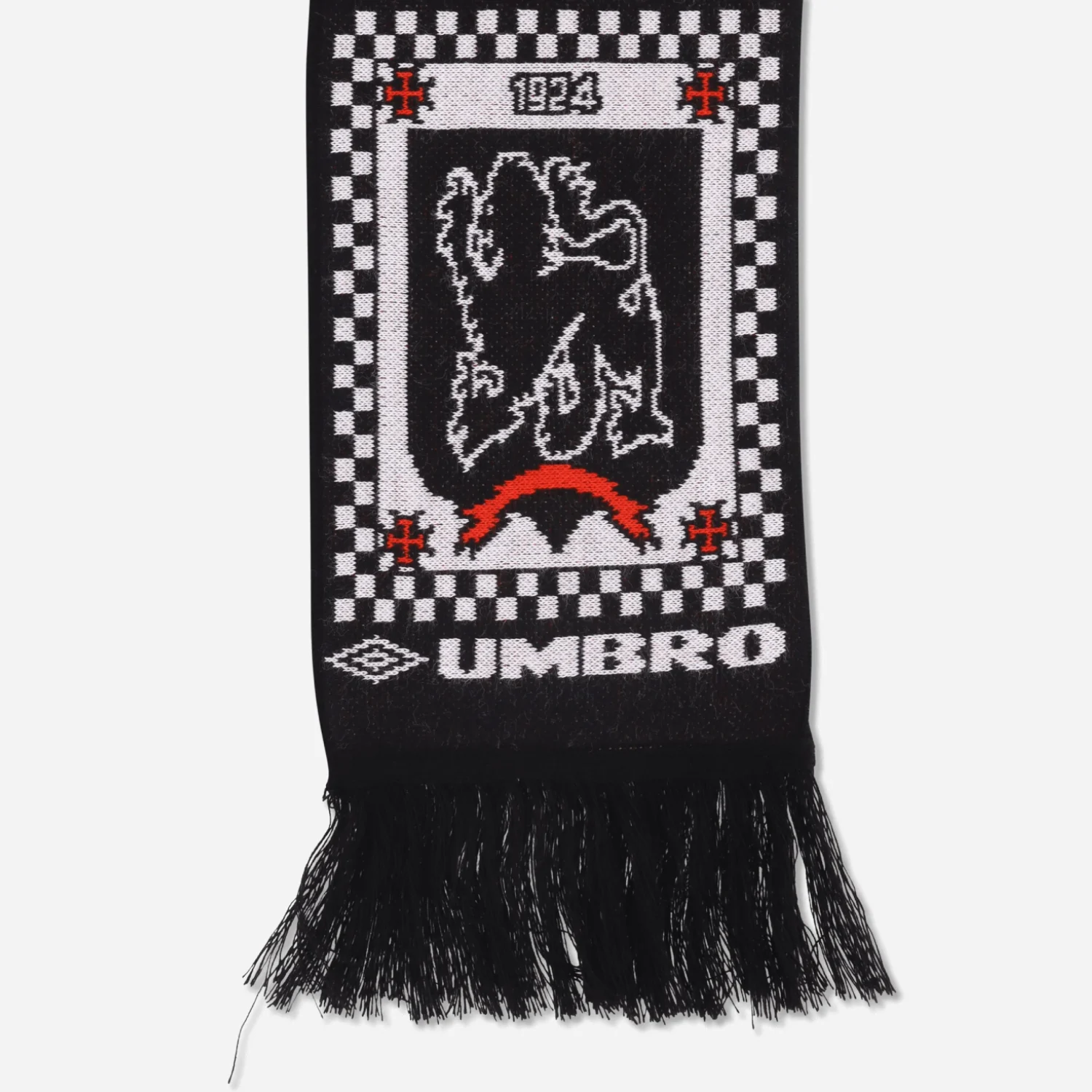 Umbro Slam Jam Notice Scarf Black/White detail