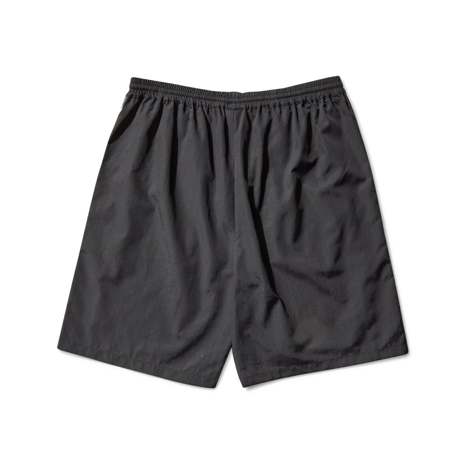 Umbro Slam Jam OG Taped Shorts Black back view in a white background
