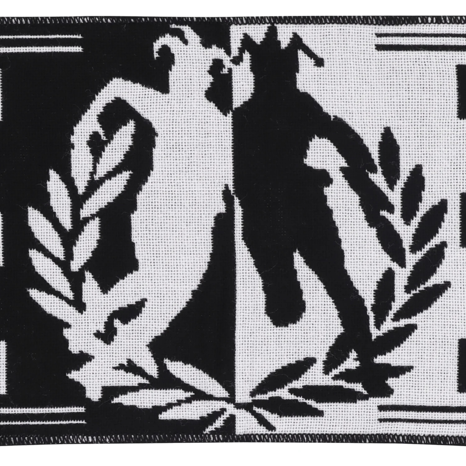 Umbro Slam Jam Security Scarf Black/White detail