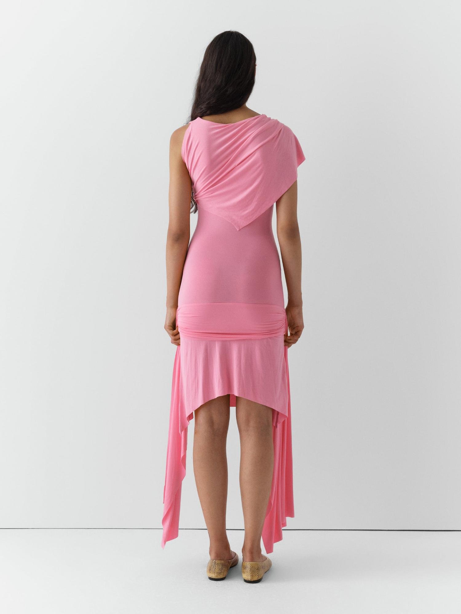 Gimaguas Annika Dress Pink on model back