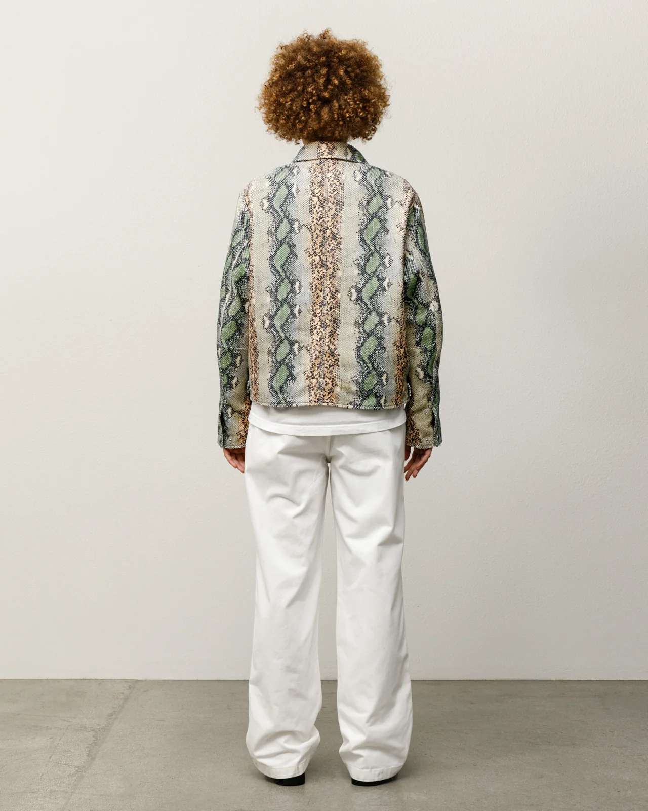 Stüssy Beach Pant Bone on model