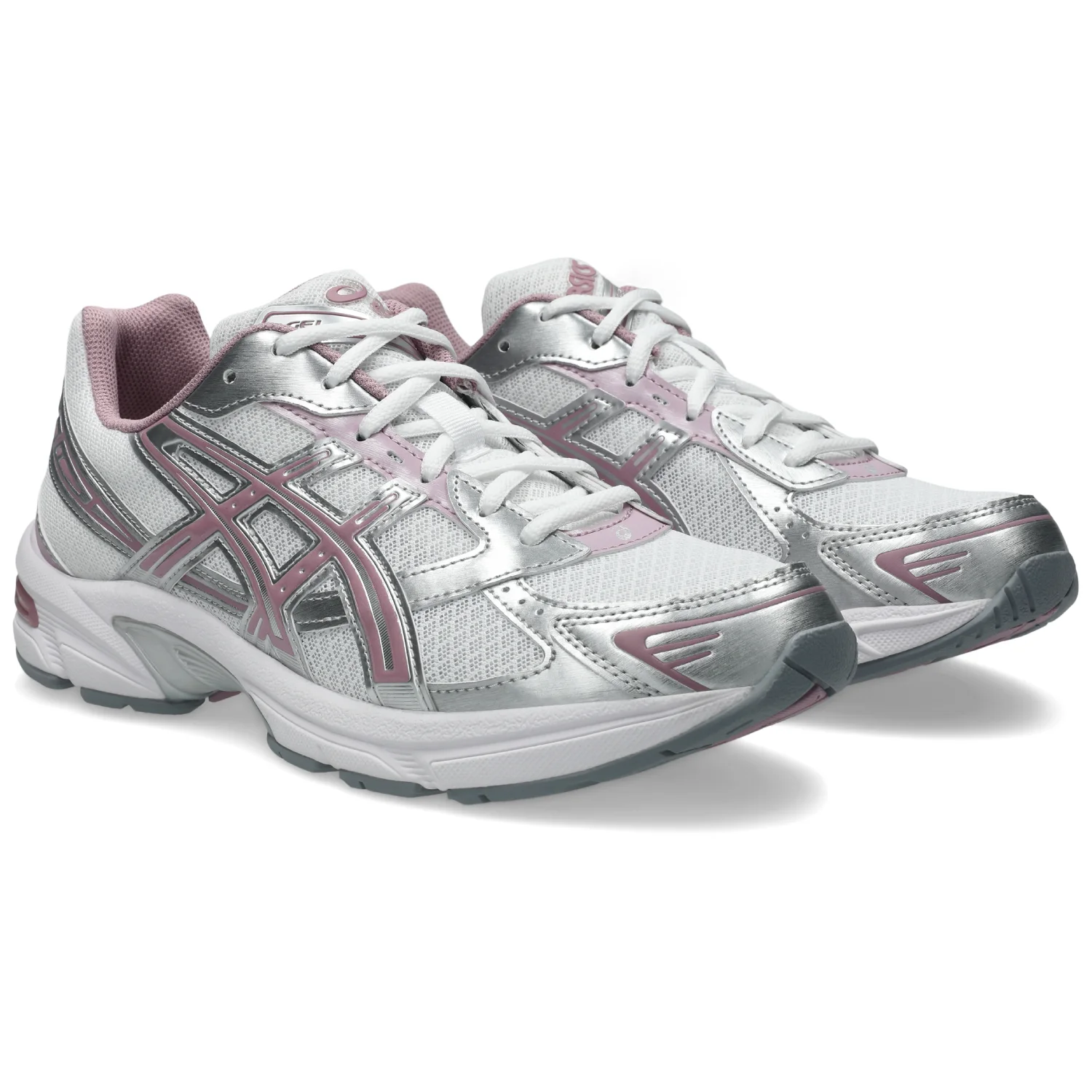 Asics Gel-1130 White/Taro Purple side view in a white background