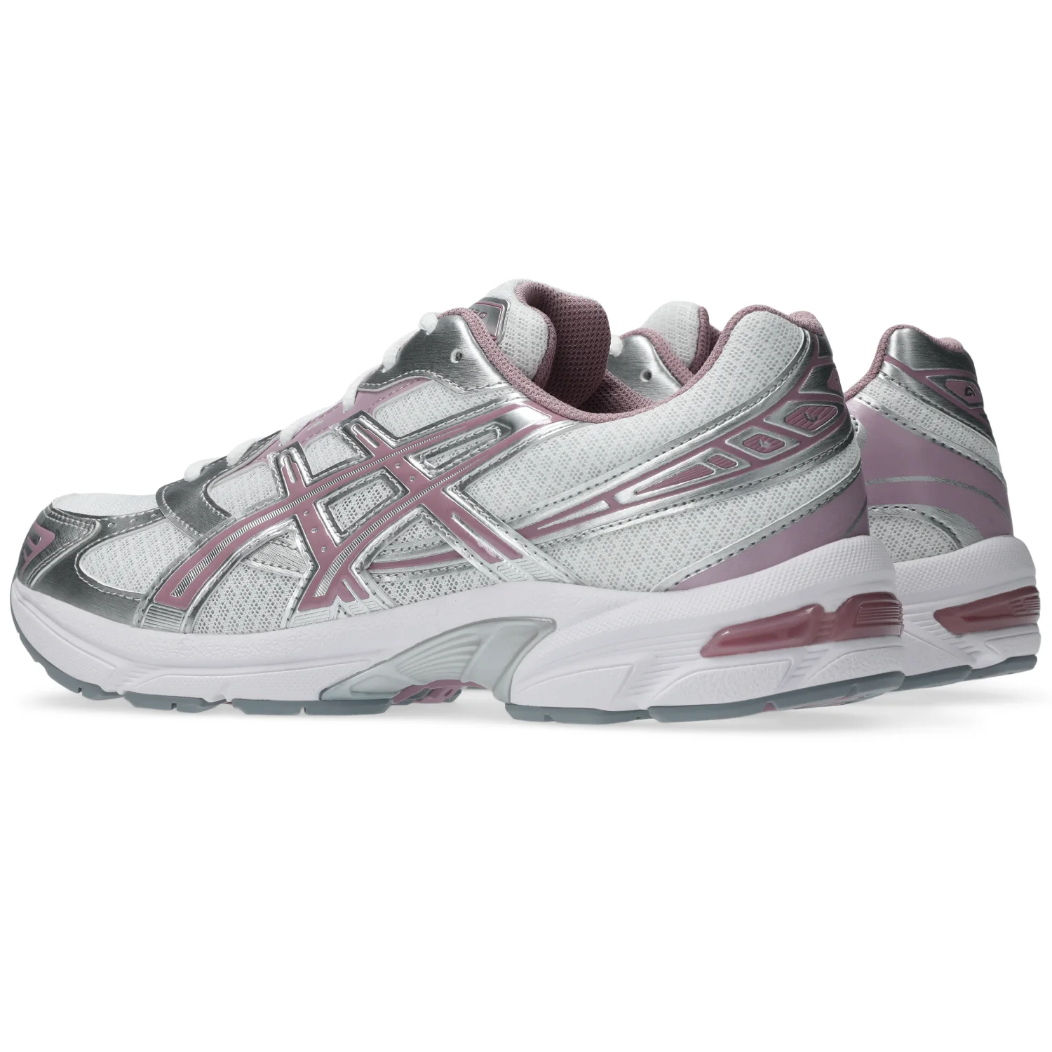 Asics Gel-1130 White/Taro Purple side view in a white background
