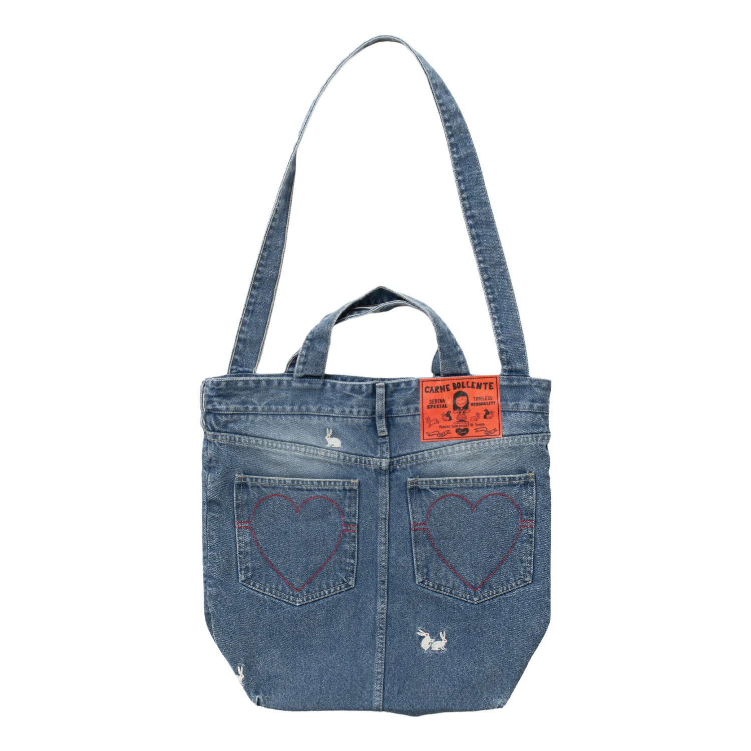 Carne Bollente Daisy Duke Delights Tote front view in a white background