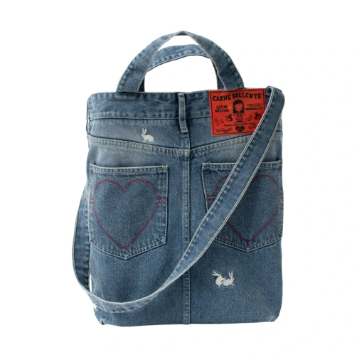 Carne Bollente Daisy Duke Delights Tote front view in a white background