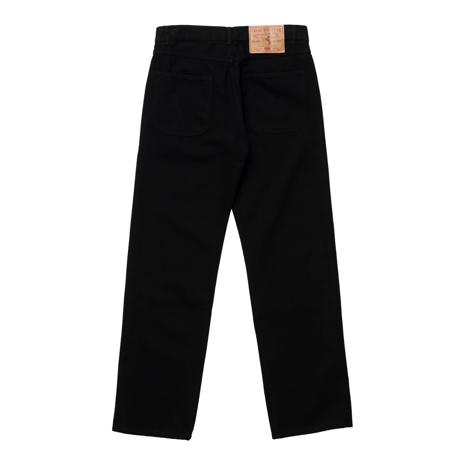 Carne Bollente Firecrotch Pants back view in a white background