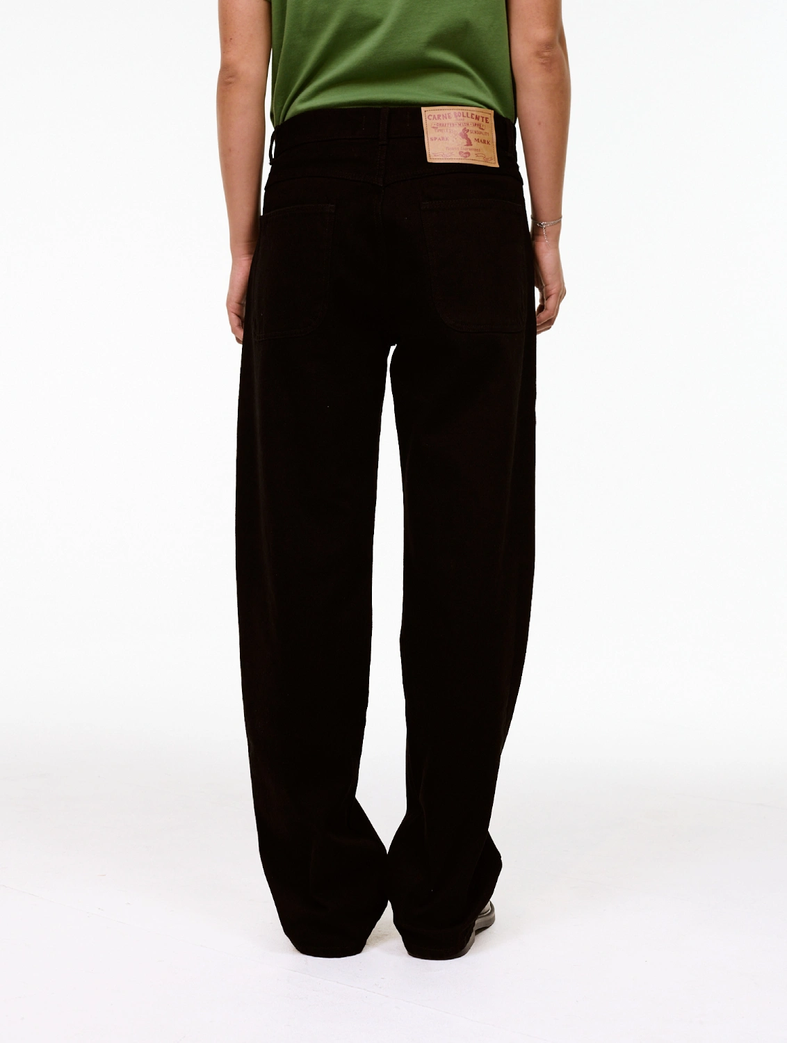 Carne Bollente Firecrotch Pants back view on model