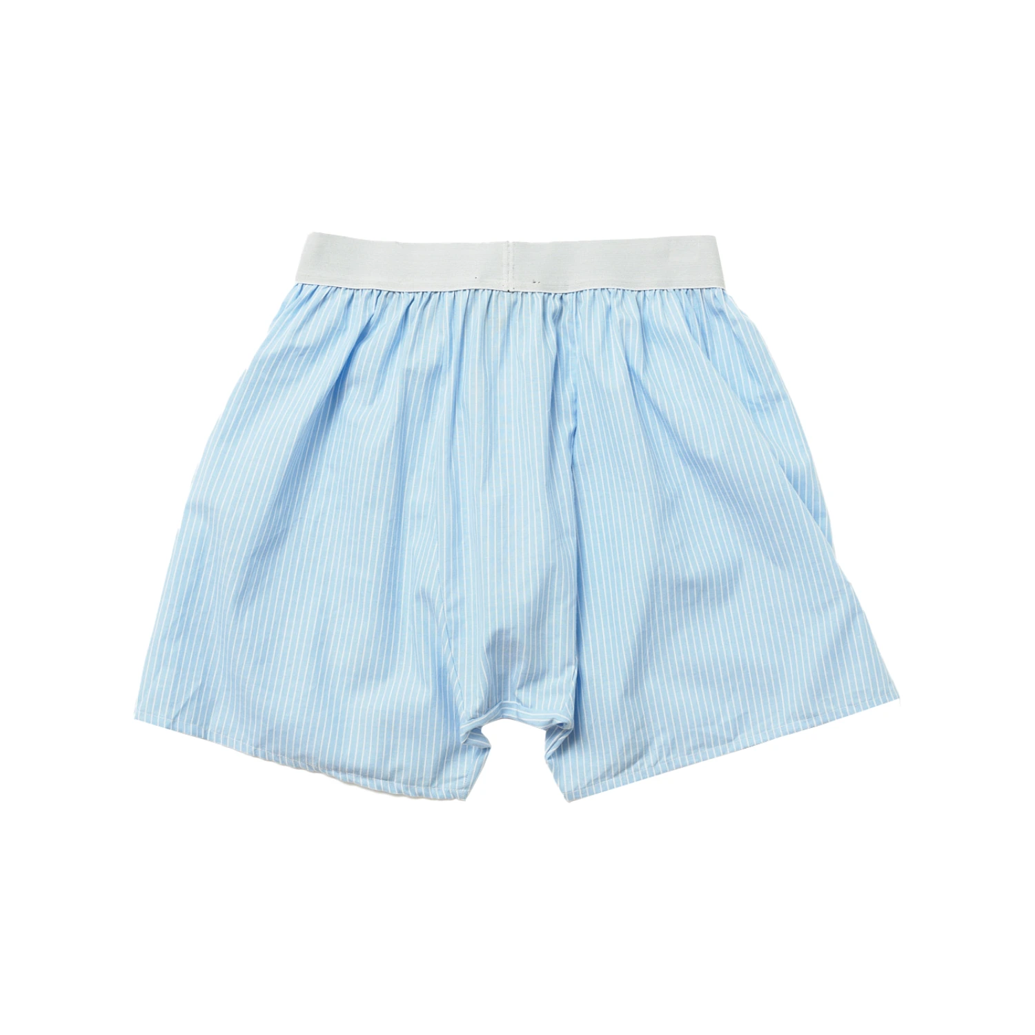 Carne Bollente Follow the Rabbit Blue Stripe back view in a white background