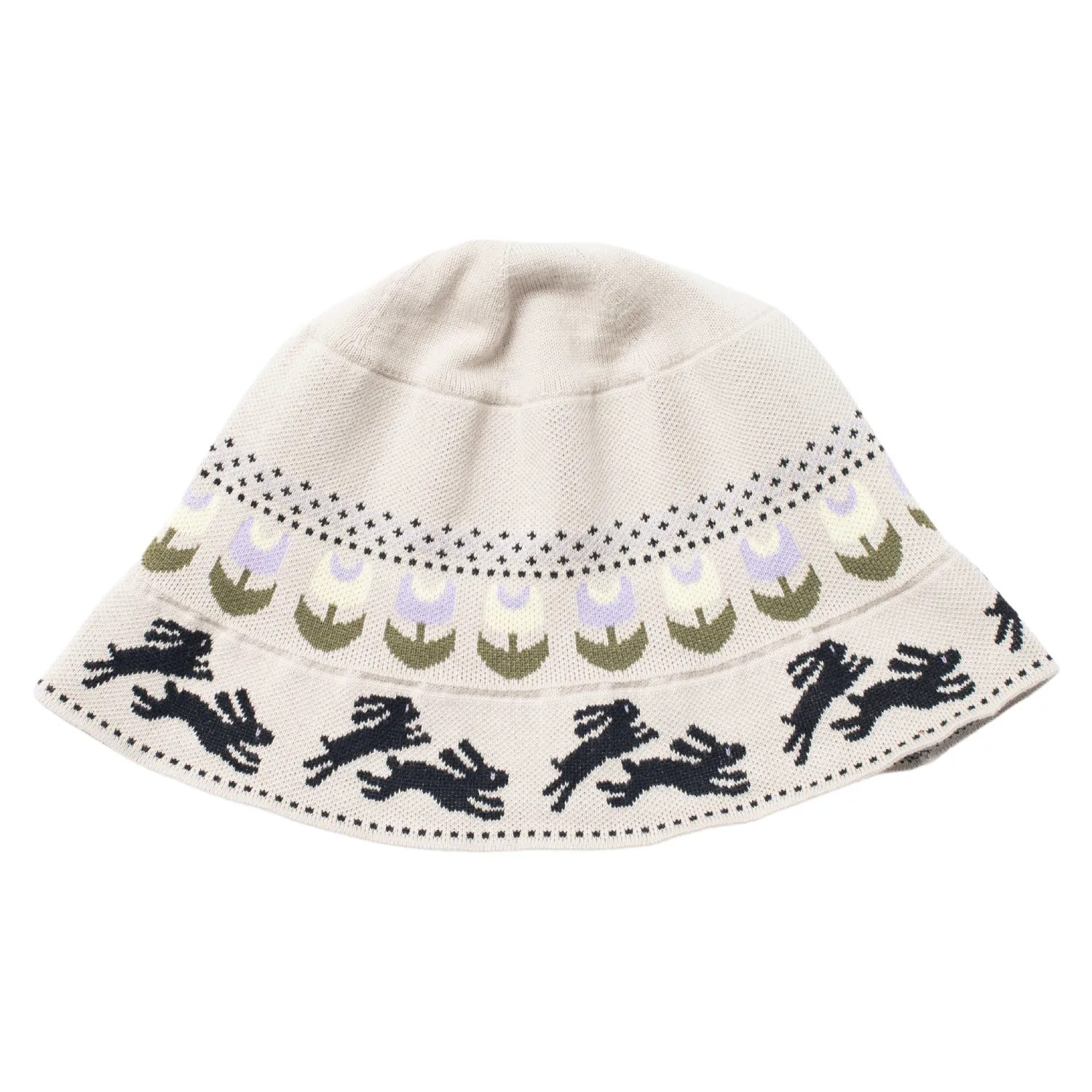 Carne Bollente Garden Games Hat Beige in a white background
