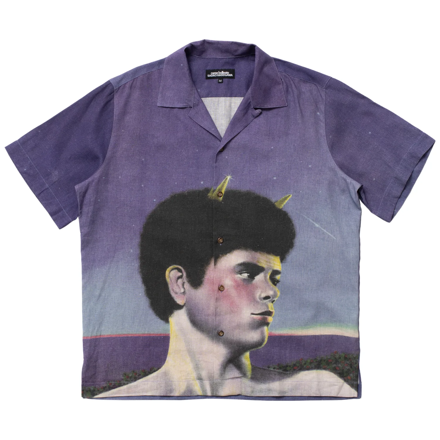 Carne Bollente Horny Haze Shirt front view in a white background