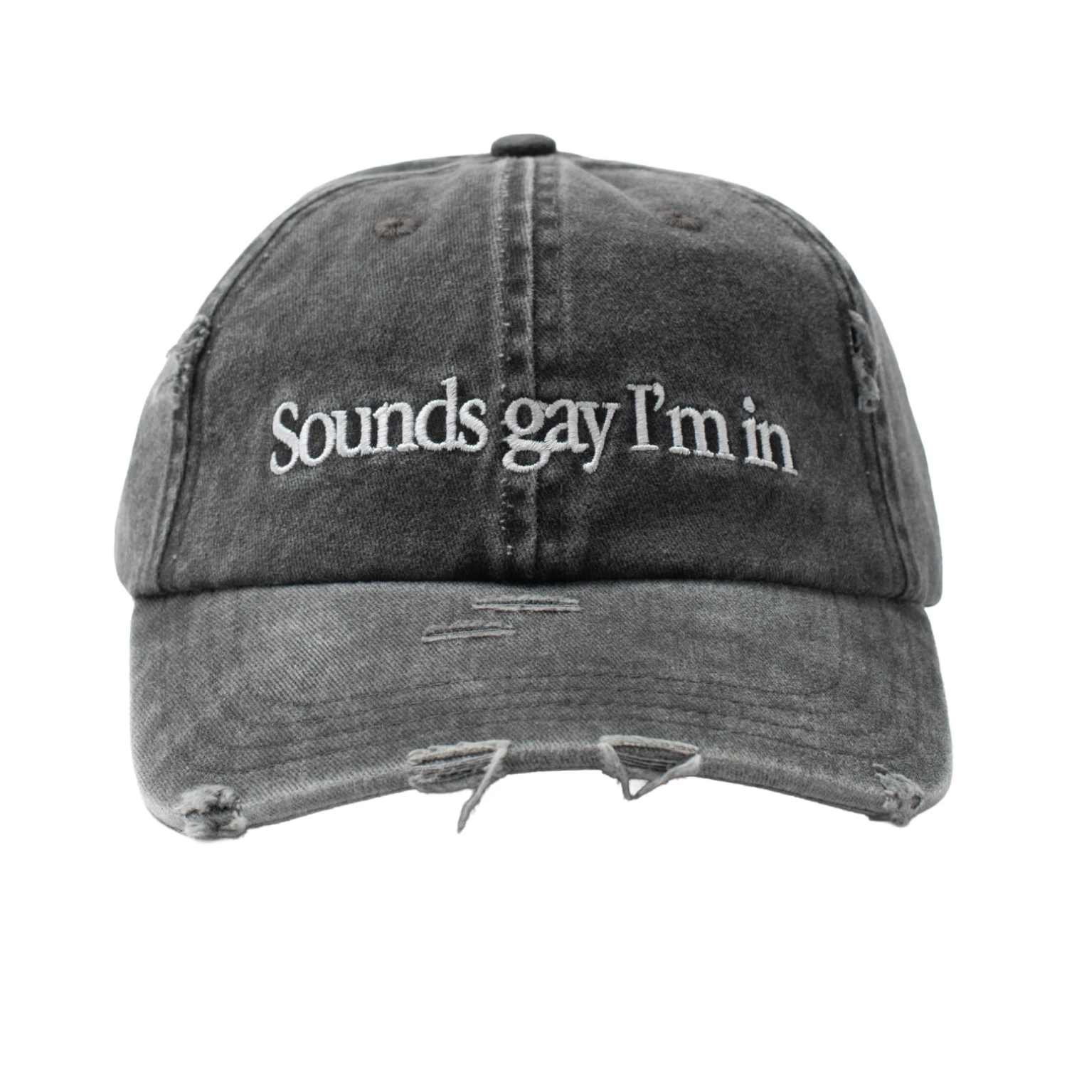 Carne Bollente My Cruising Cap front view in a white background