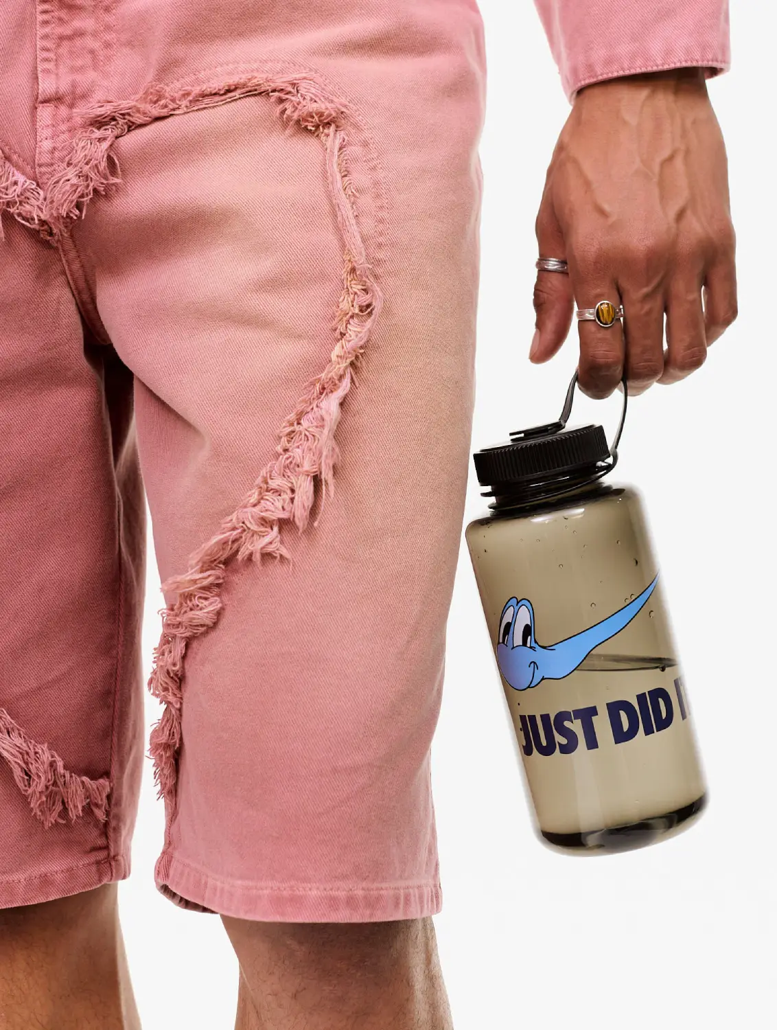 Carne Bollente Round Two Ready Bottle on model